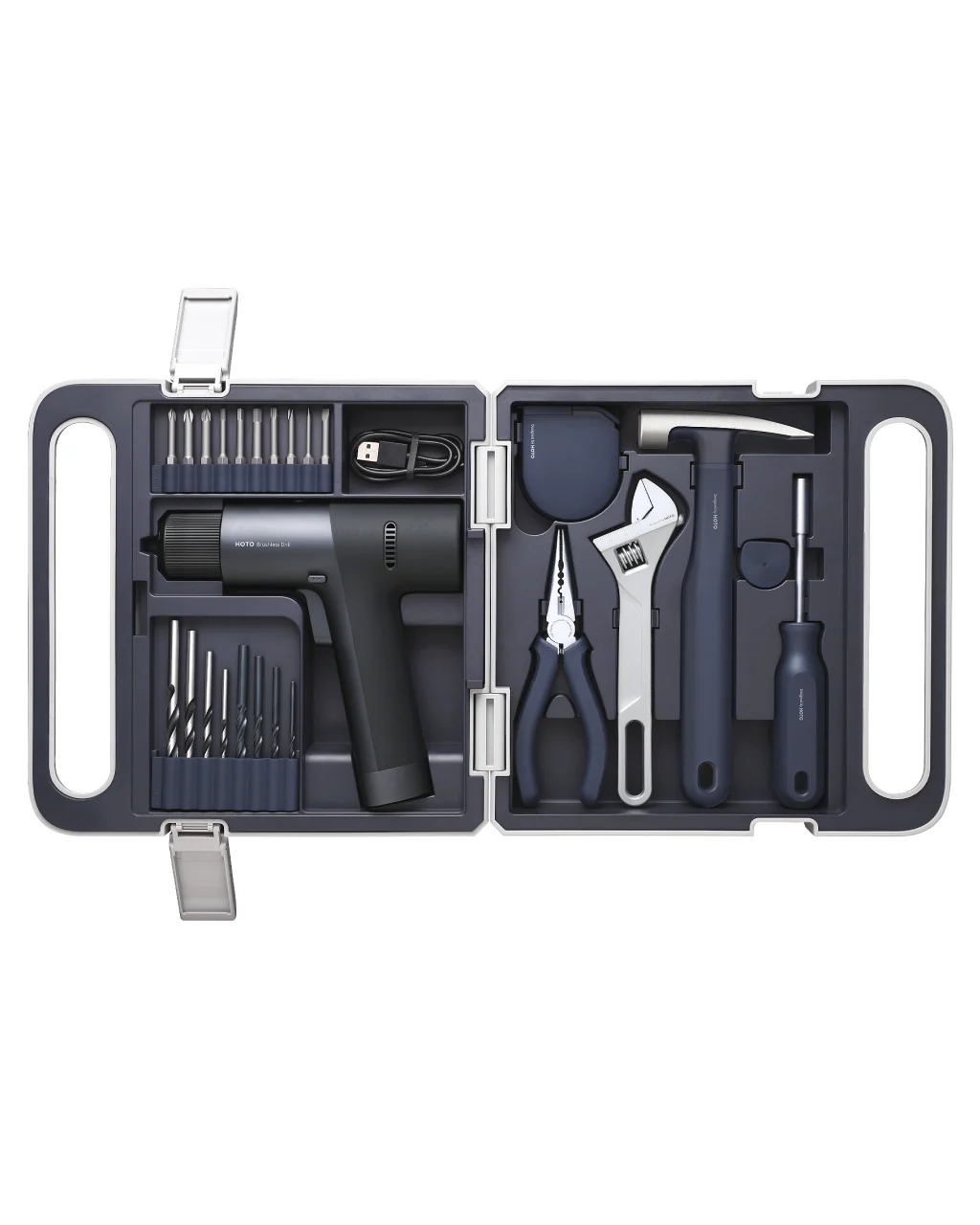 HOTO 12V Brushless Drill Tool Set