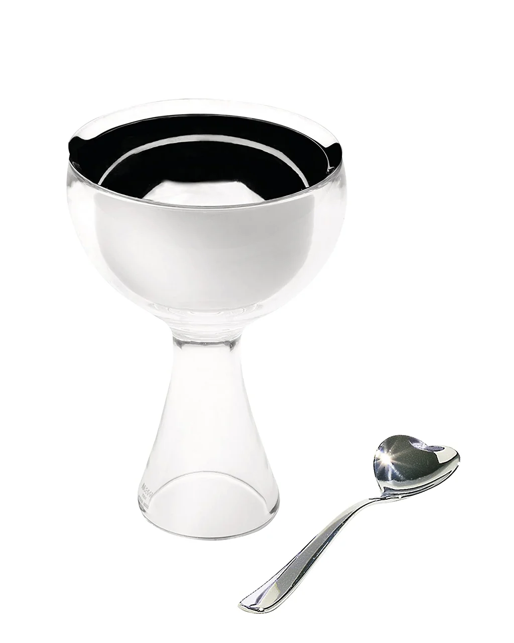 ALESSI Big Love, Glass Bowl with Spoon - Image 3
