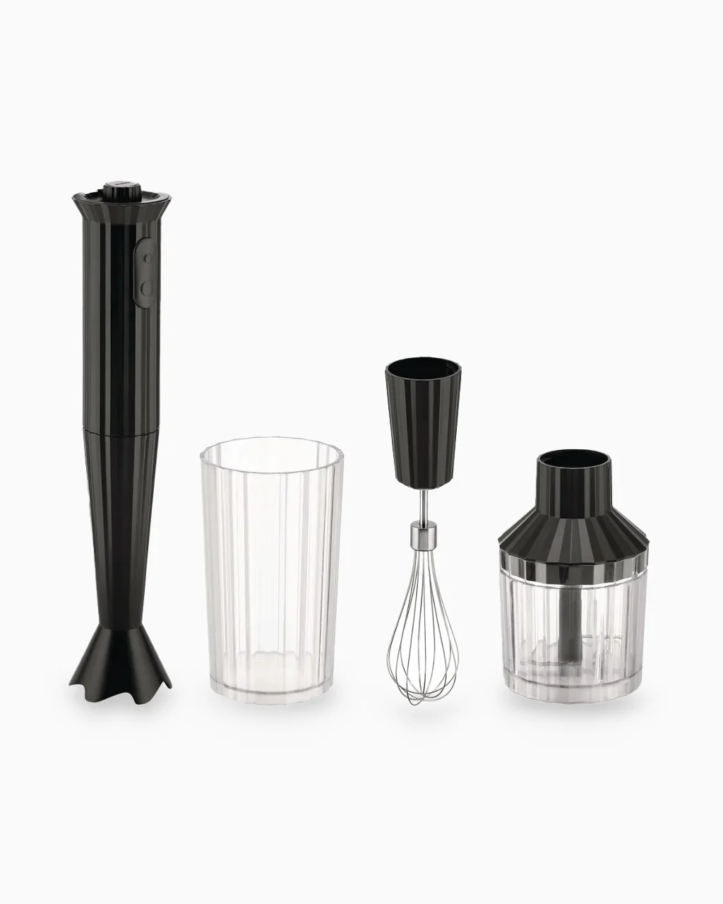 ALESSI Plissé Hand Blender & Whisk Set - Image 3