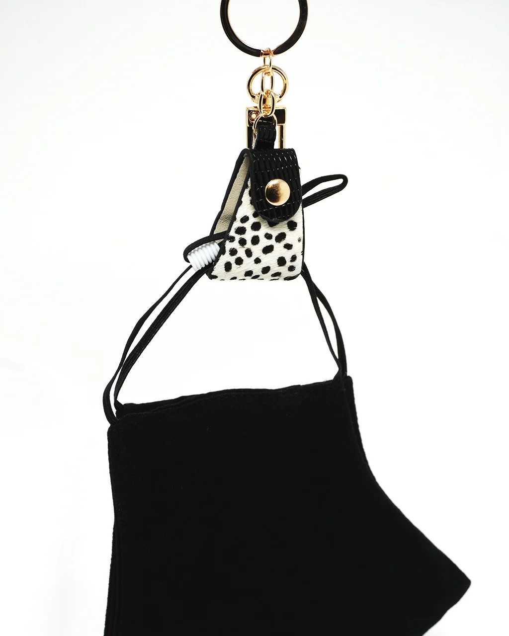 Animal Print Face Cover Holder Key Chain - Image 5