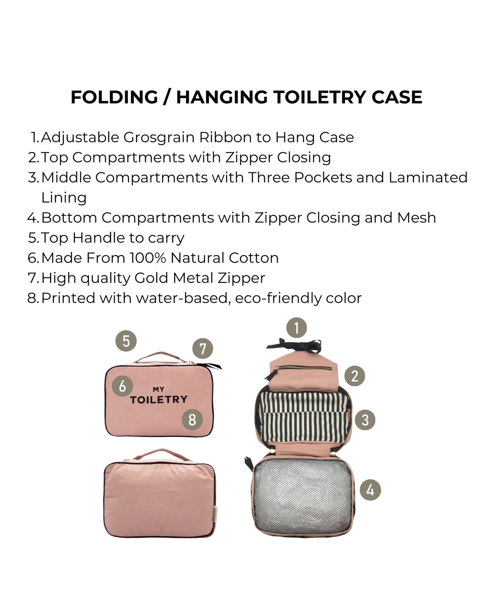 bag-all Folding/Hanging Toiletry Case - Image 12