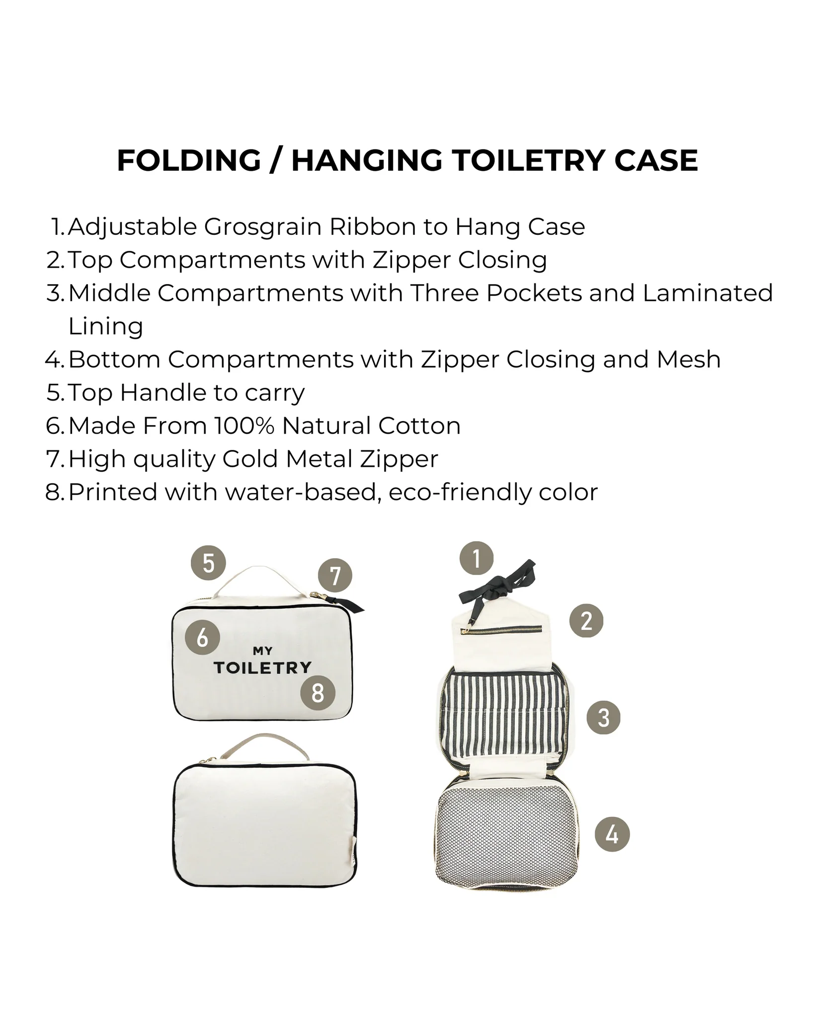 bag-all Folding/Hanging Toiletry Case - Image 6