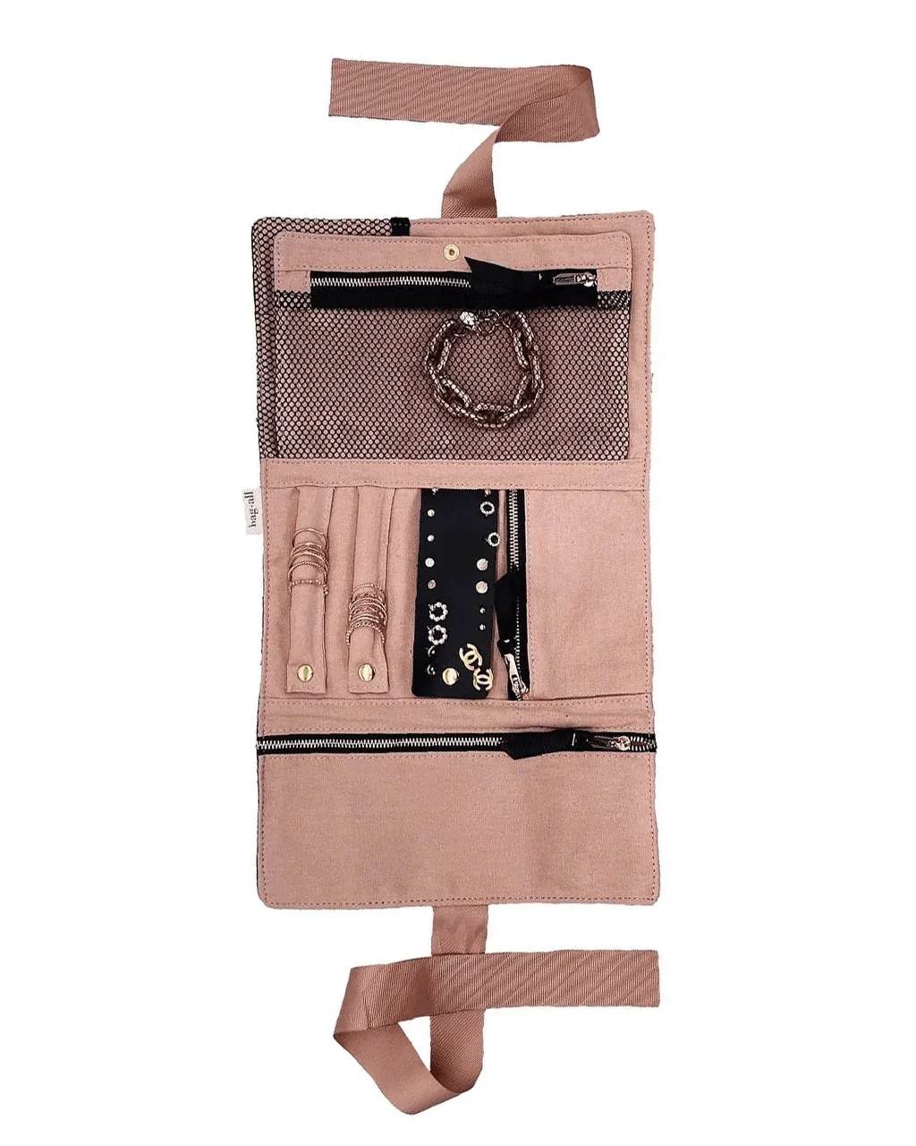 bag-all Large Jewelry Roll Travel Pouch - Image 3