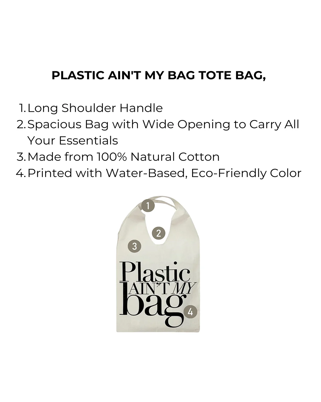 bag-all Plastic Ain't My Bag Tote Bag - Image 2