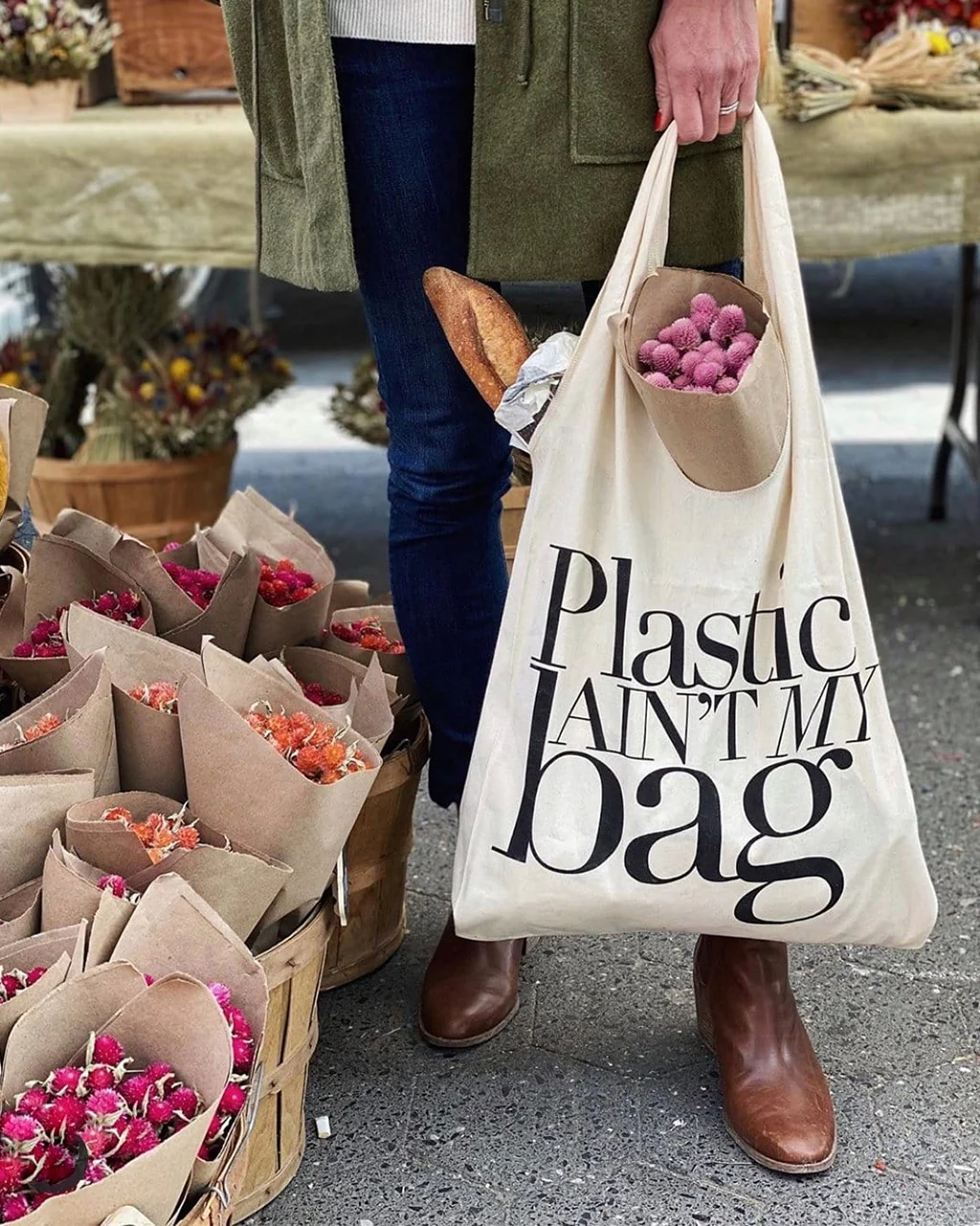 bag-all Plastic Ain't My Bag Tote Bag - Image 4