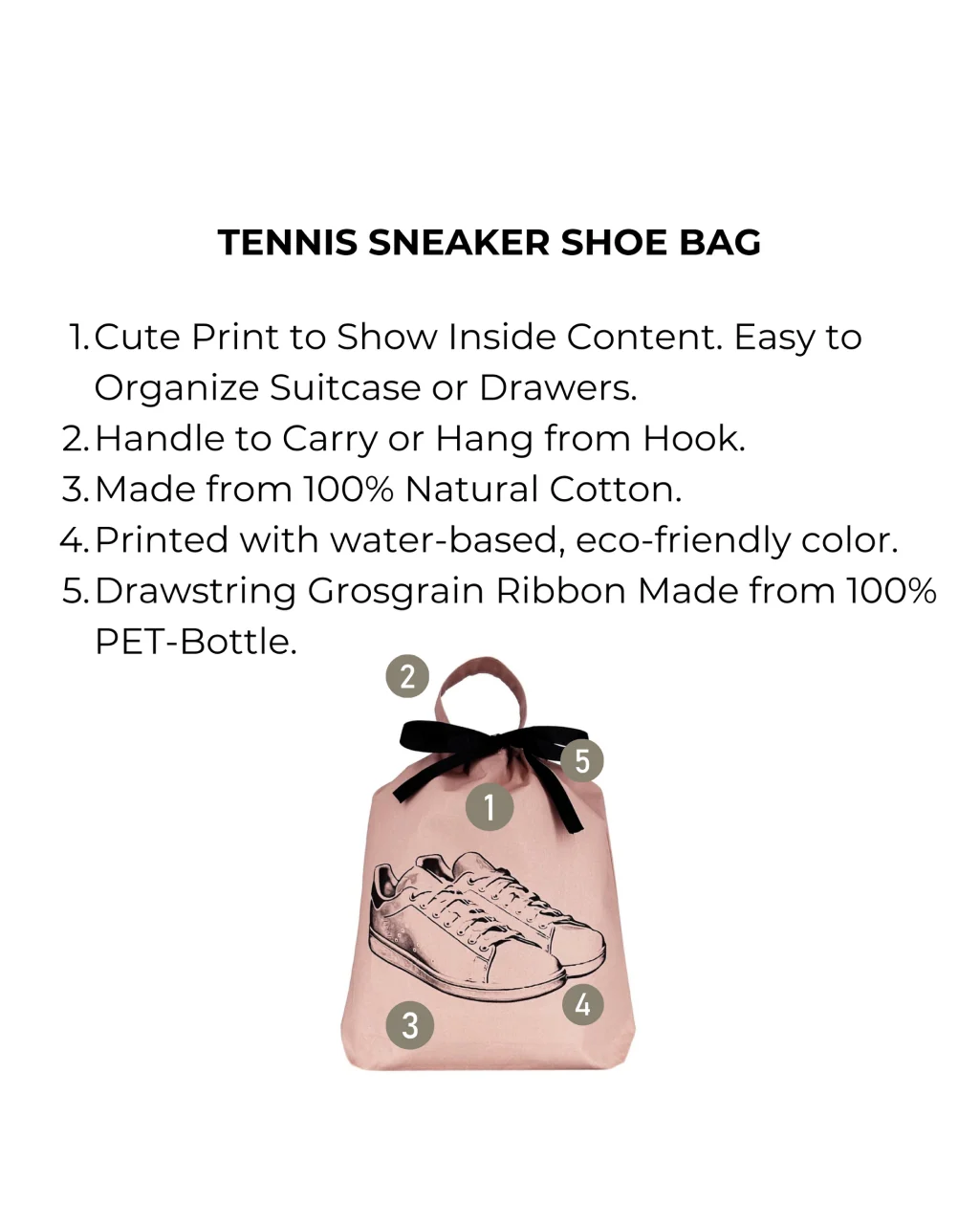 bag-all Tennis Sneaker Shoe Bag - Image 5