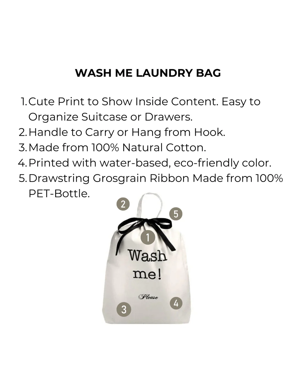 bag-all Wash Me, Laundry Bag - Image 5