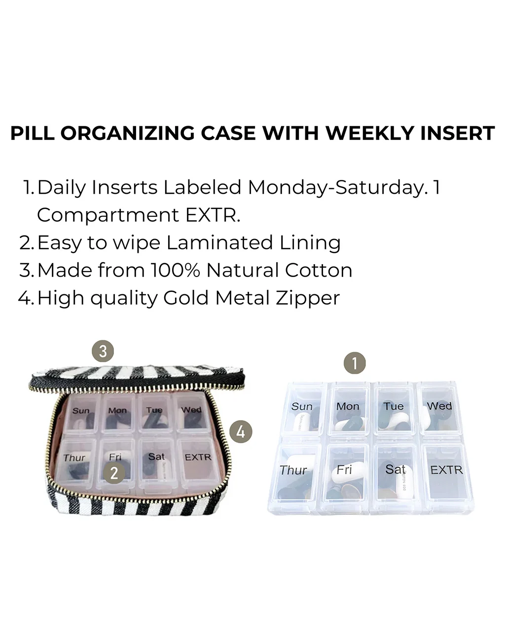 bag-all Weekly Pill Organizing Case - Image 6