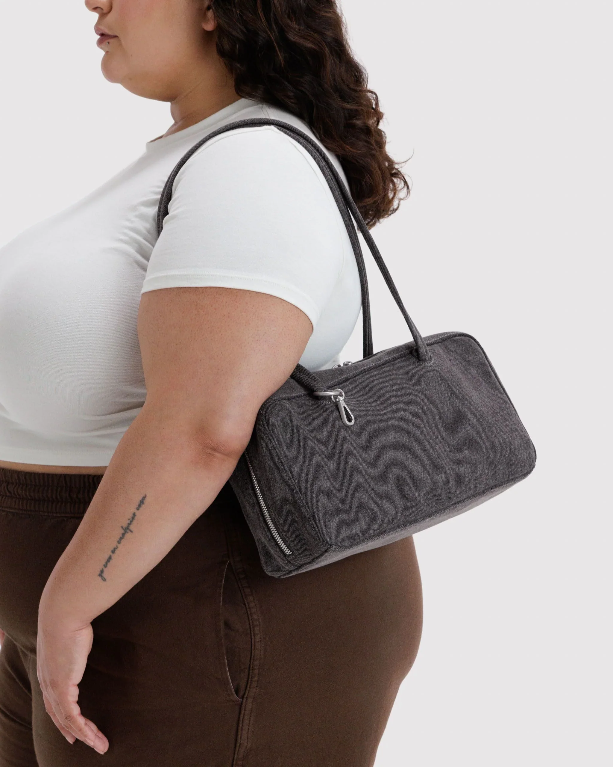 Baggu Denim Bowler Bag - Image 3