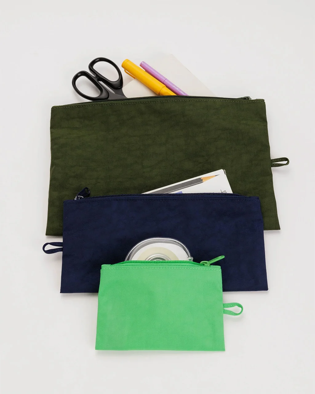 Baggu Flat Pouch Set - Image 4