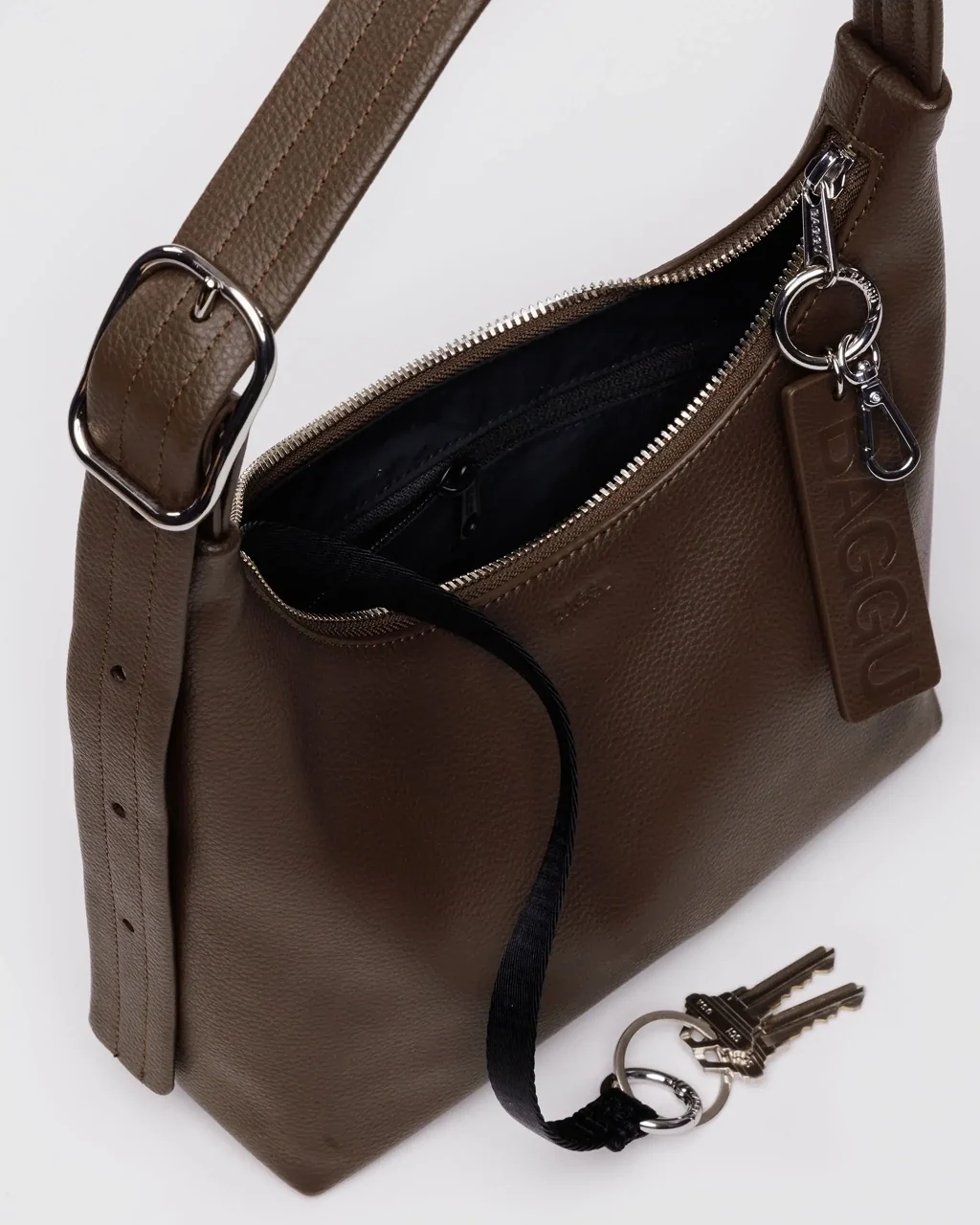 Baggu Mini Recycled Leather Shoulder Bag - Image 16
