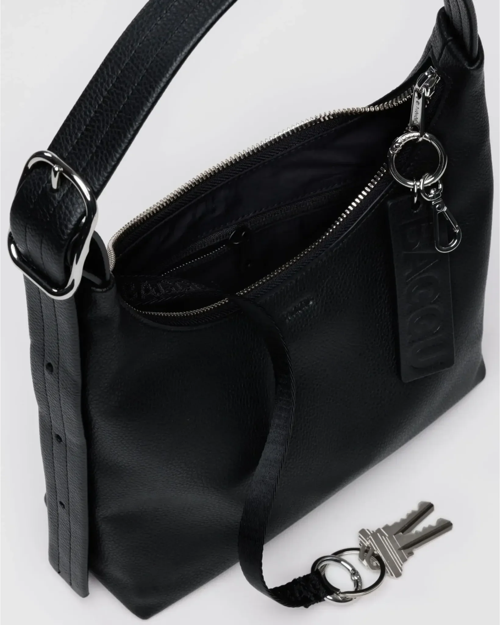 Baggu Mini Recycled Leather Shoulder Bag - Image 4