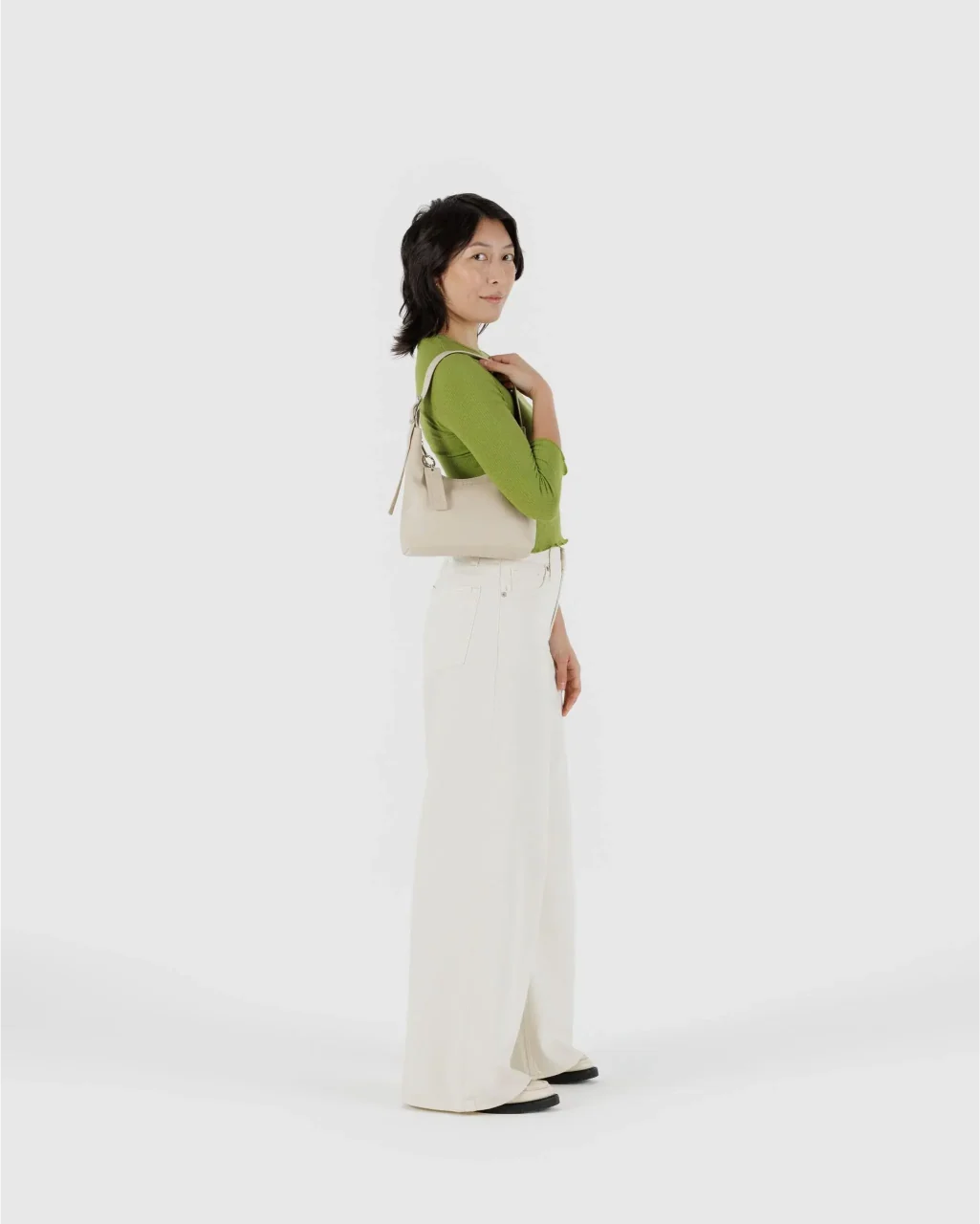 Baggu Mini Recycled Leather Shoulder Bag - Image 8