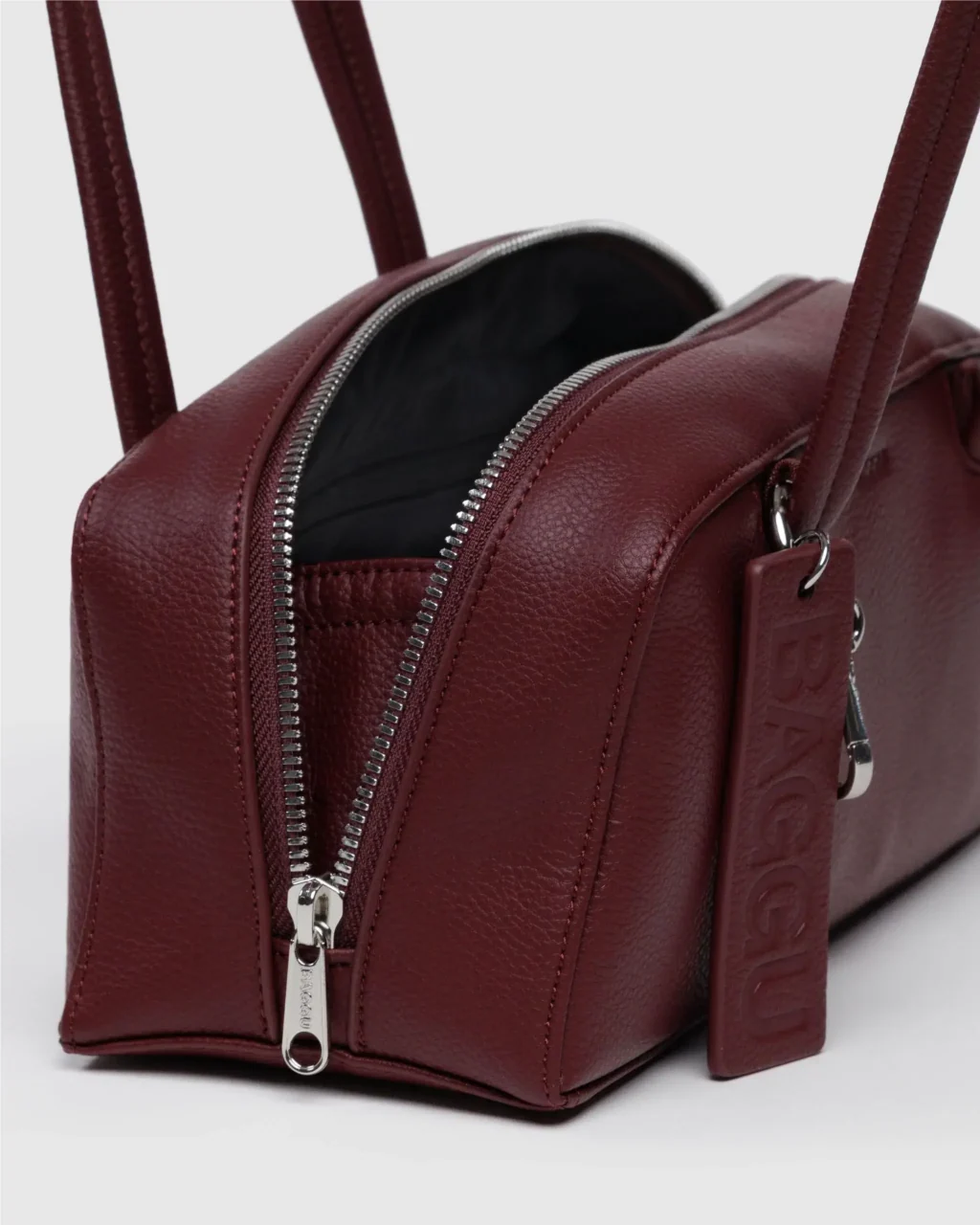Baggu Small Recycled Leather Bowler Bag - Image 14