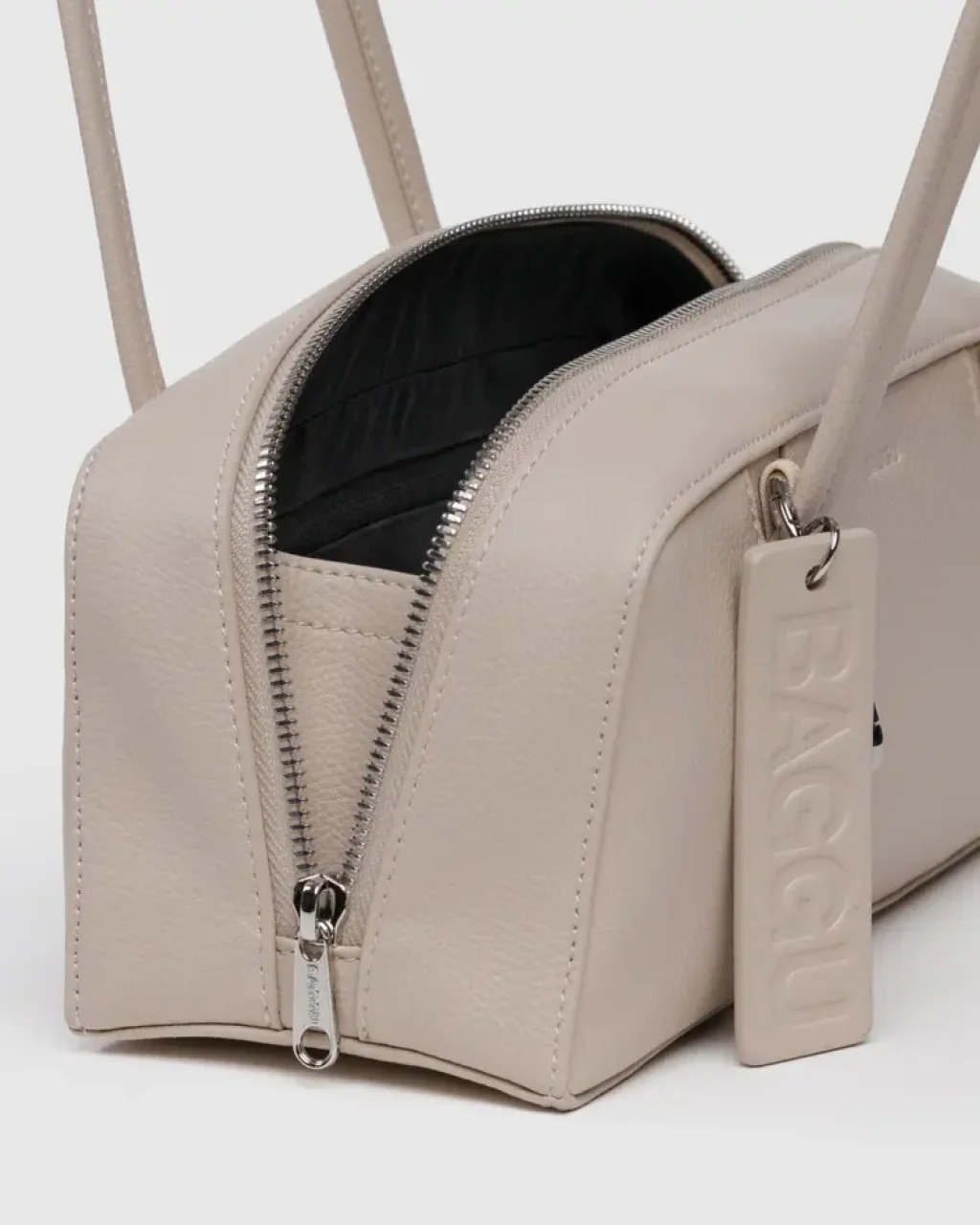 Baggu Small Recycled Leather Bowler Bag - Image 17