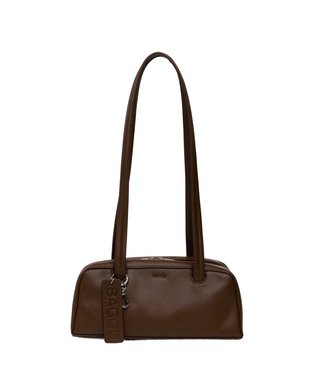 Baggu Small Recycled Leather Bowler Bag - Image 6