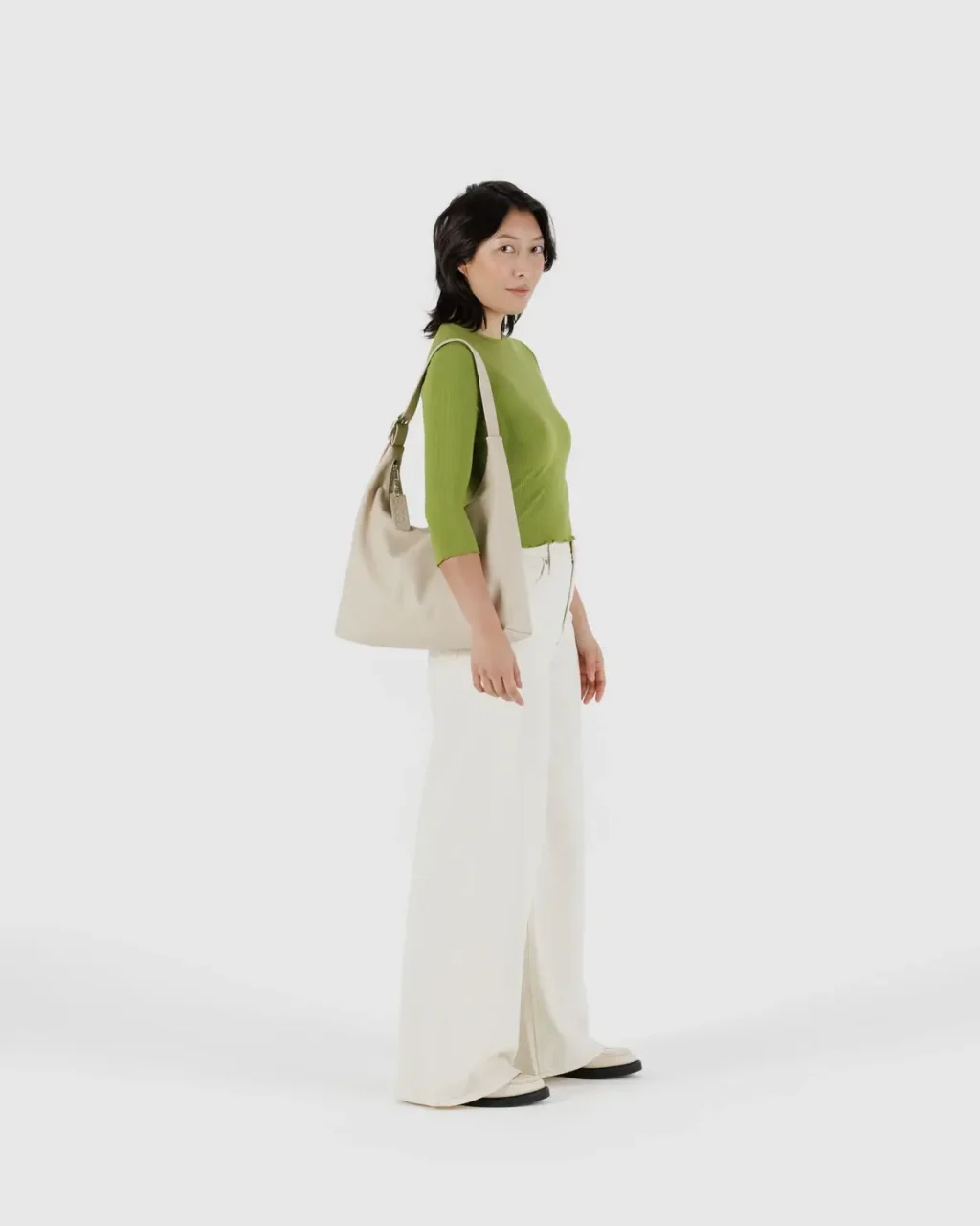 Baggu Recycled Leather Shoulder Bag - Image 8