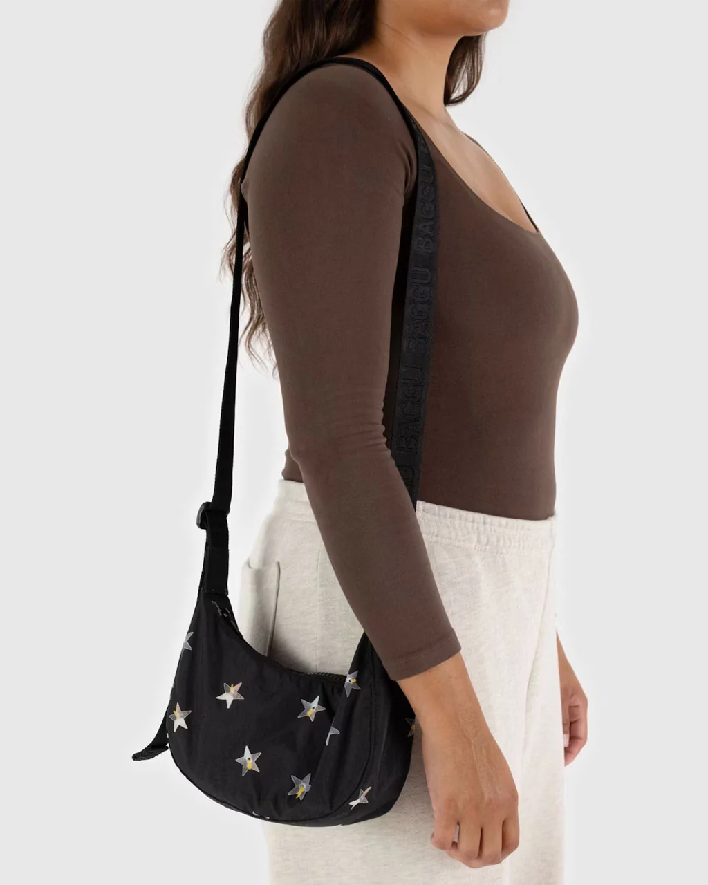 Baggu Small Nylon Crescent Bag - Image 7