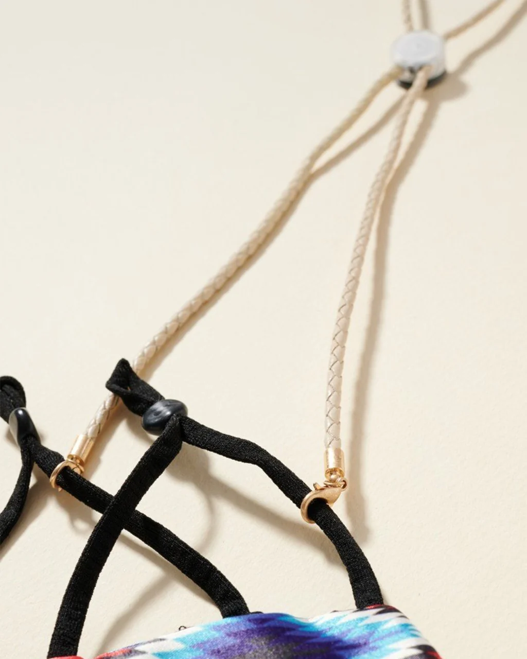 Braided PU Leather Face Cover Lanyards / Glasses Chain - Image 12