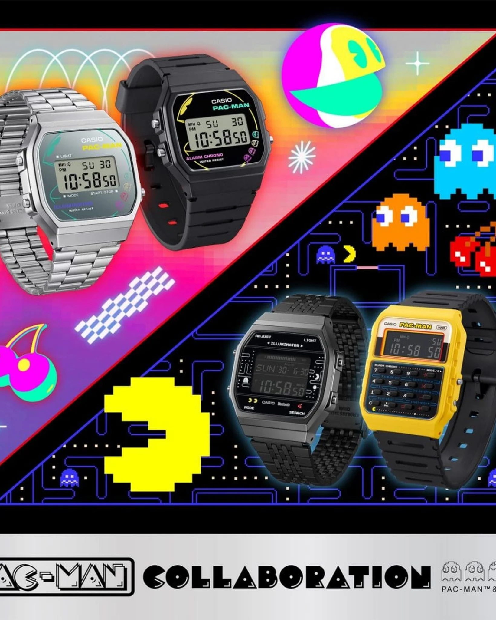 Casio x PAC-MAN A168WEPC-7A Watch - Image 10