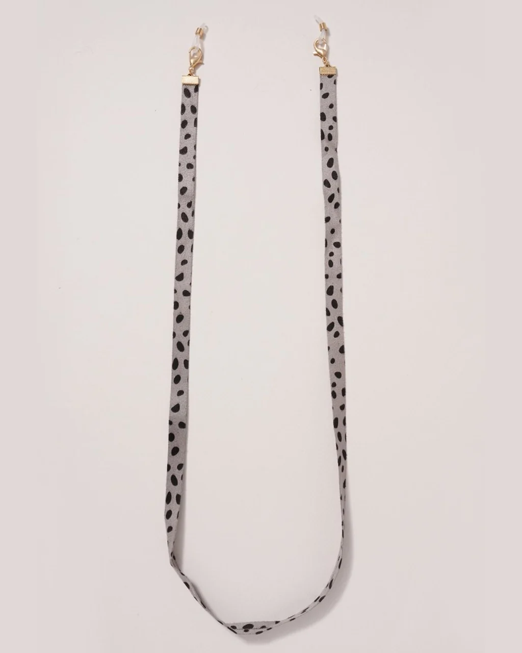 Cheetah Print Suede Face Cover / Glasses Chain - Image 4