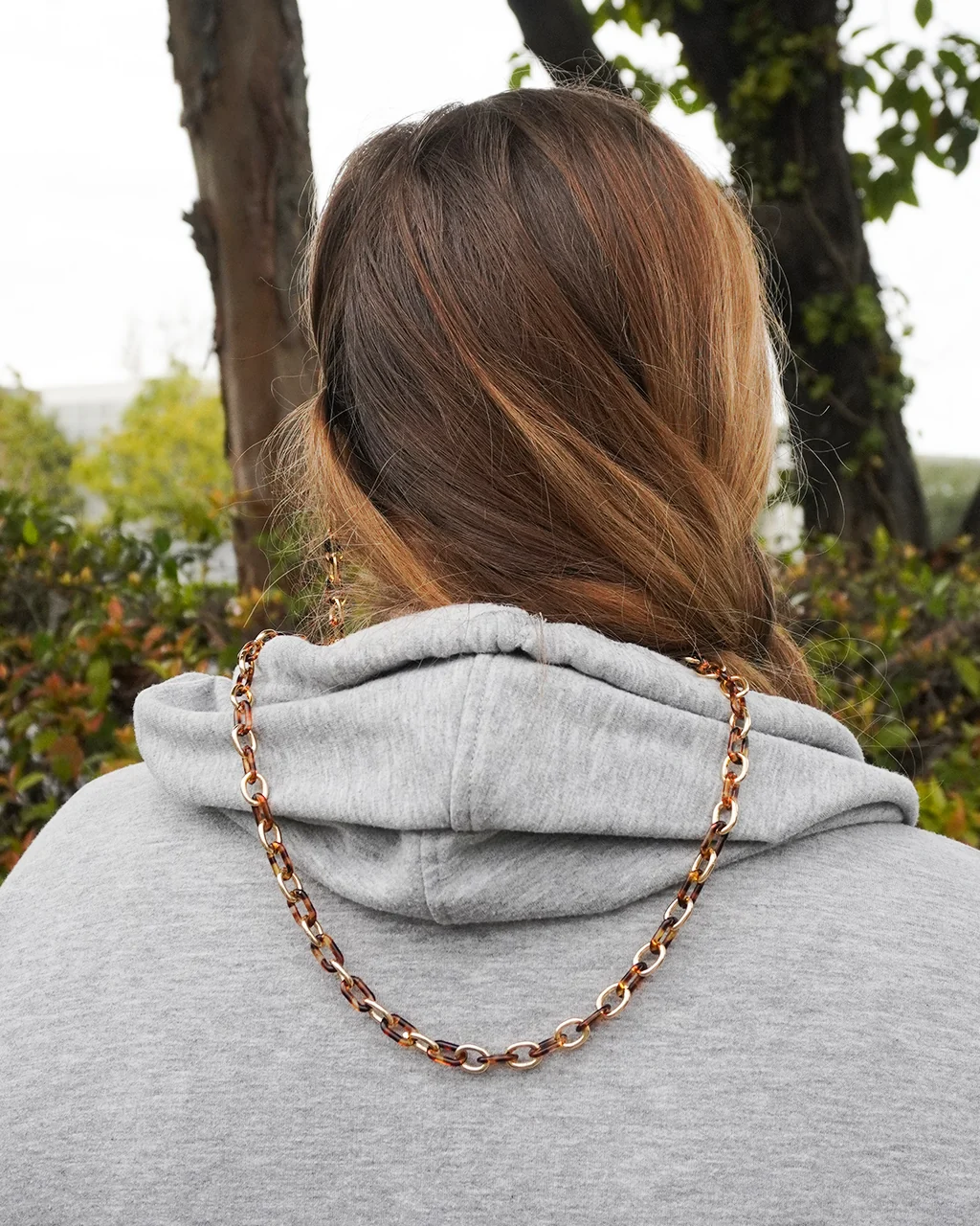 Chunky Resin Convertible Necklace Face Cover / Glasses Chain - Image 3