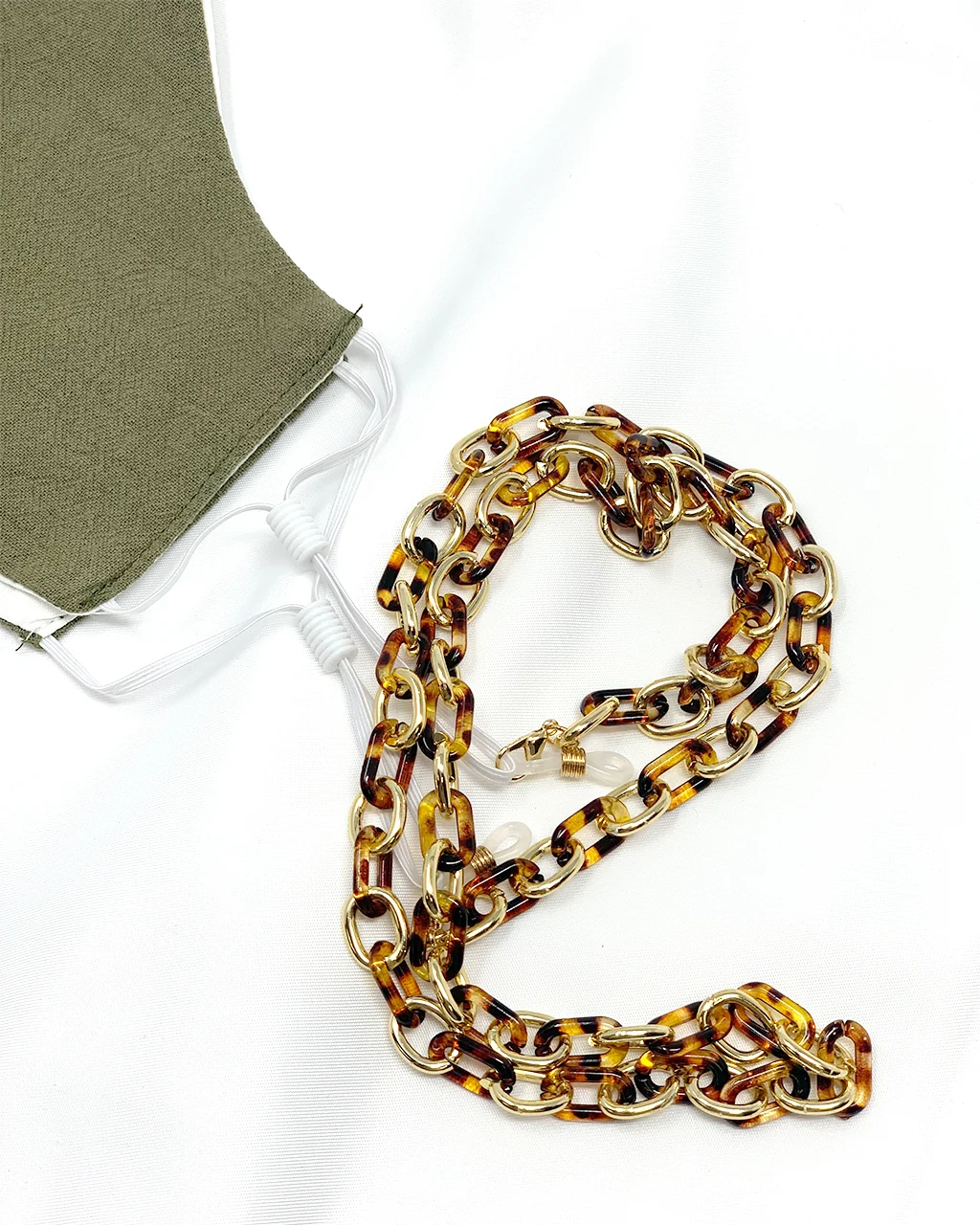 Chunky Resin Convertible Necklace Face Cover / Glasses Chain - Image 5