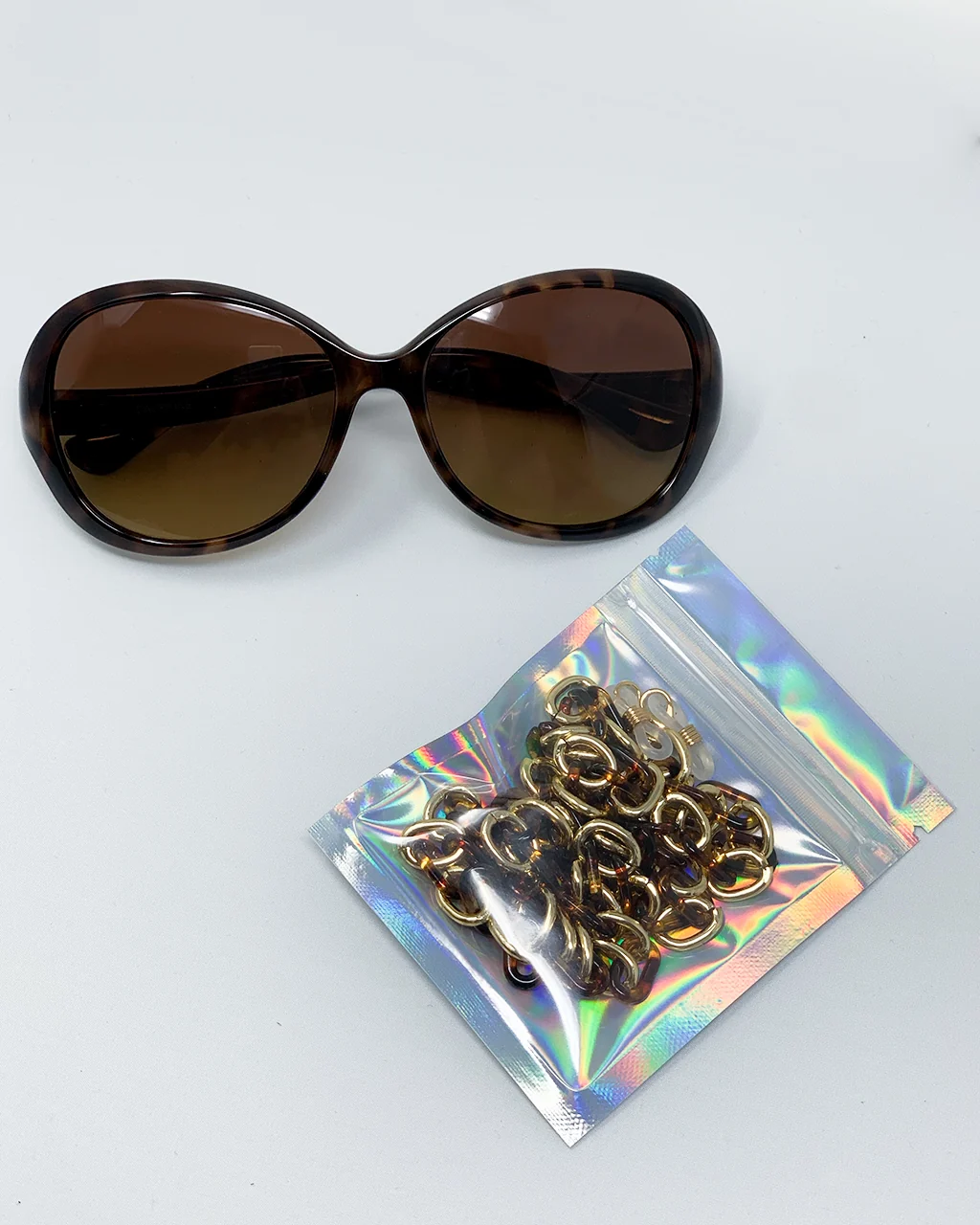 Chunky Resin Convertible Necklace Face Cover / Glasses Chain - Image 7