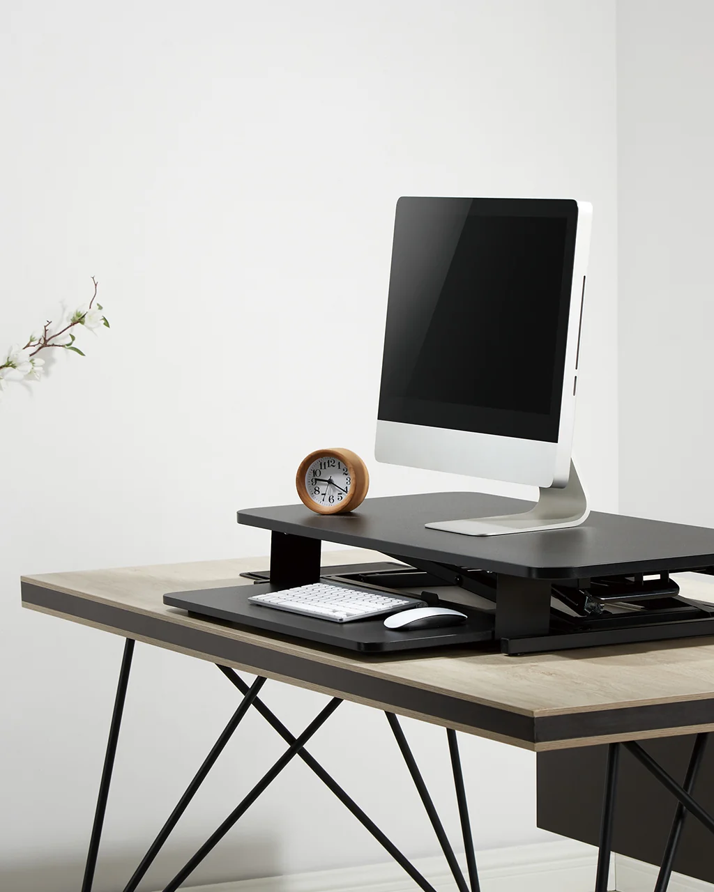 OCOMMO Standing Desk Converter - Black - Image 5