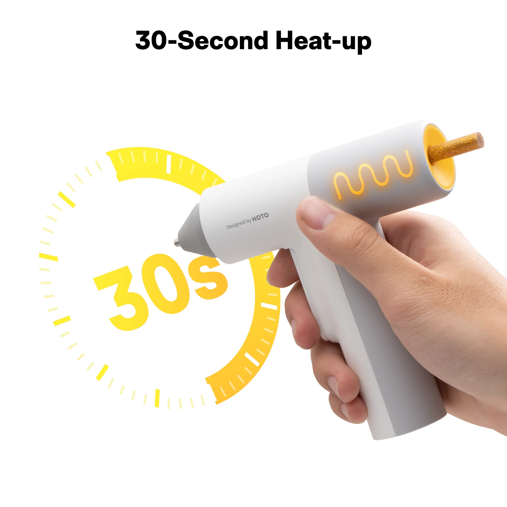 HOTO Cordless Auto-Dispensing Glue Gun - Image 8