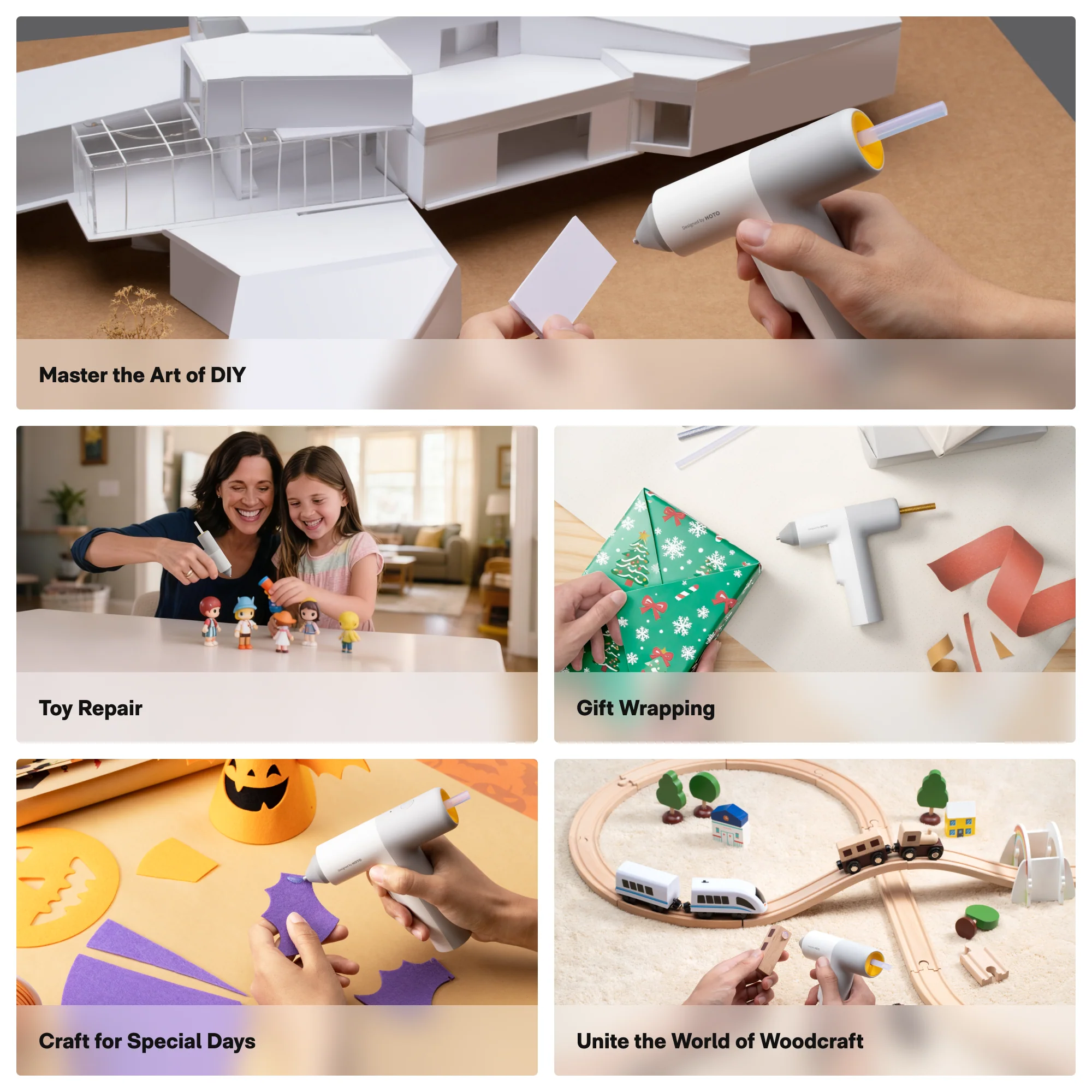 HOTO Cordless Auto-Dispensing Glue Gun - Image 9