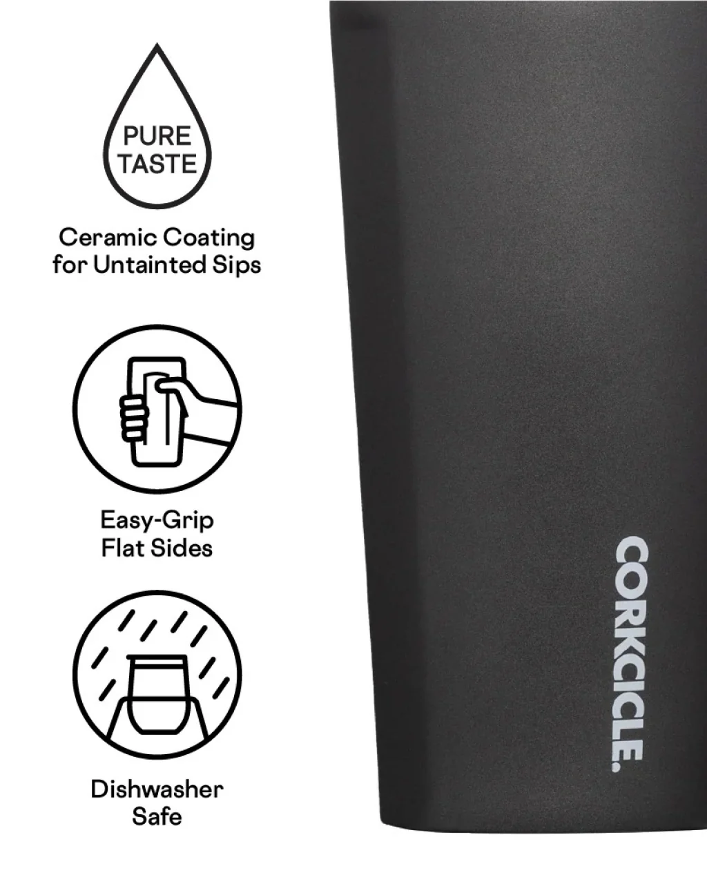 Corkcicle Pure Taste Tumbler - 16 oz - Image 4