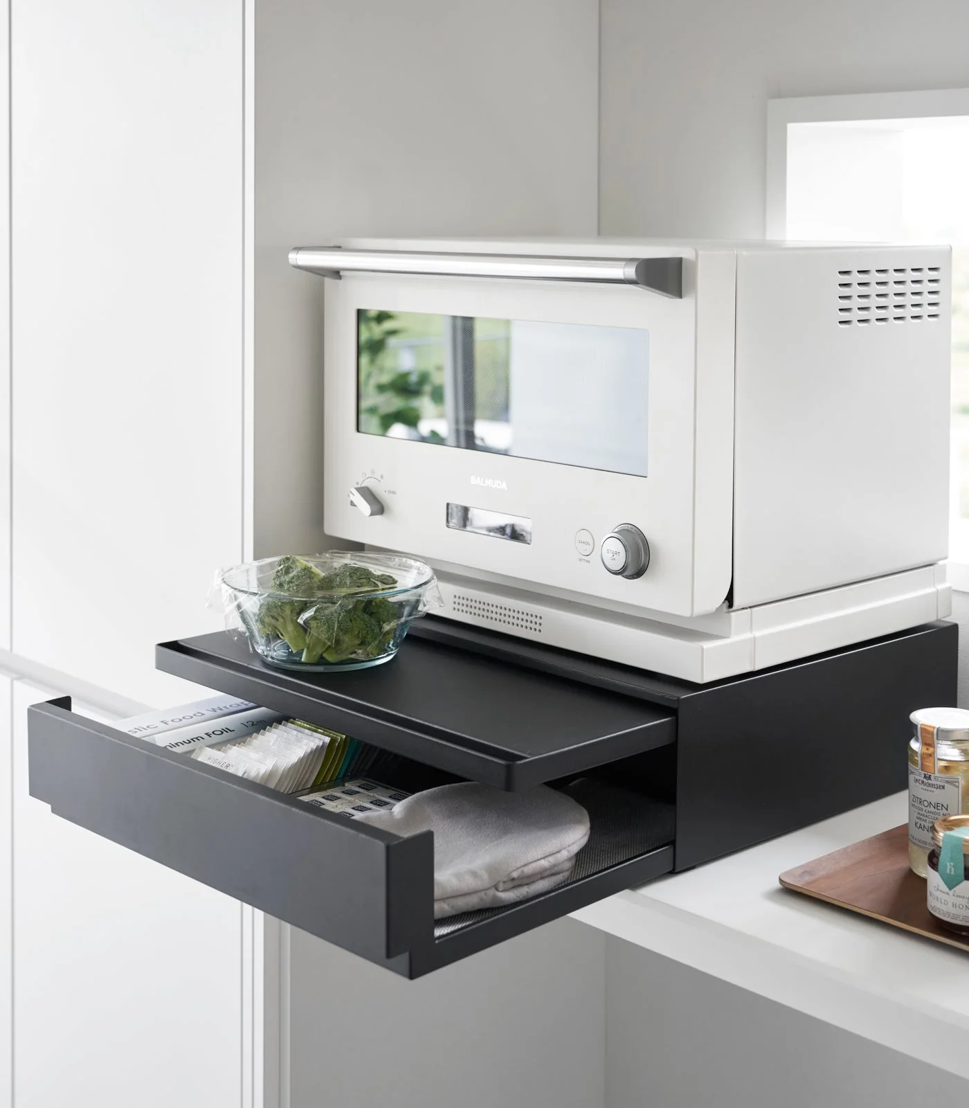 Yamazaki Home Countertop Drawer with Pull-Out Shelf - Image 12