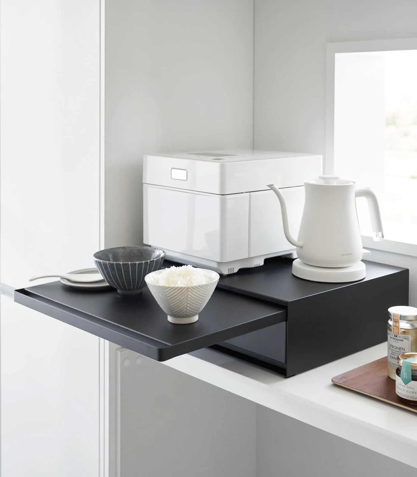 Yamazaki Home Countertop Drawer with Pull-Out Shelf - Image 18