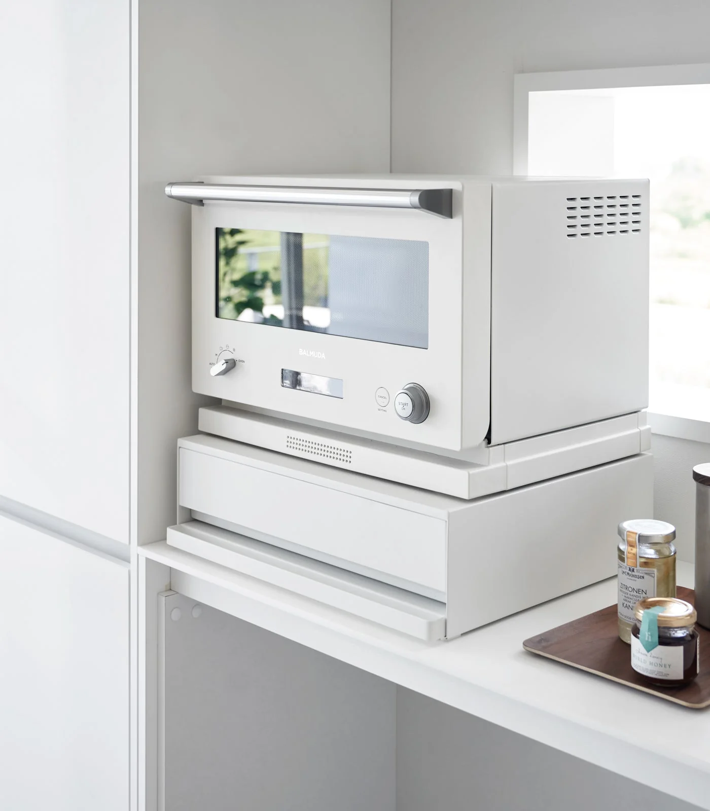 Yamazaki Home Countertop Drawer with Pull-Out Shelf - Image 4