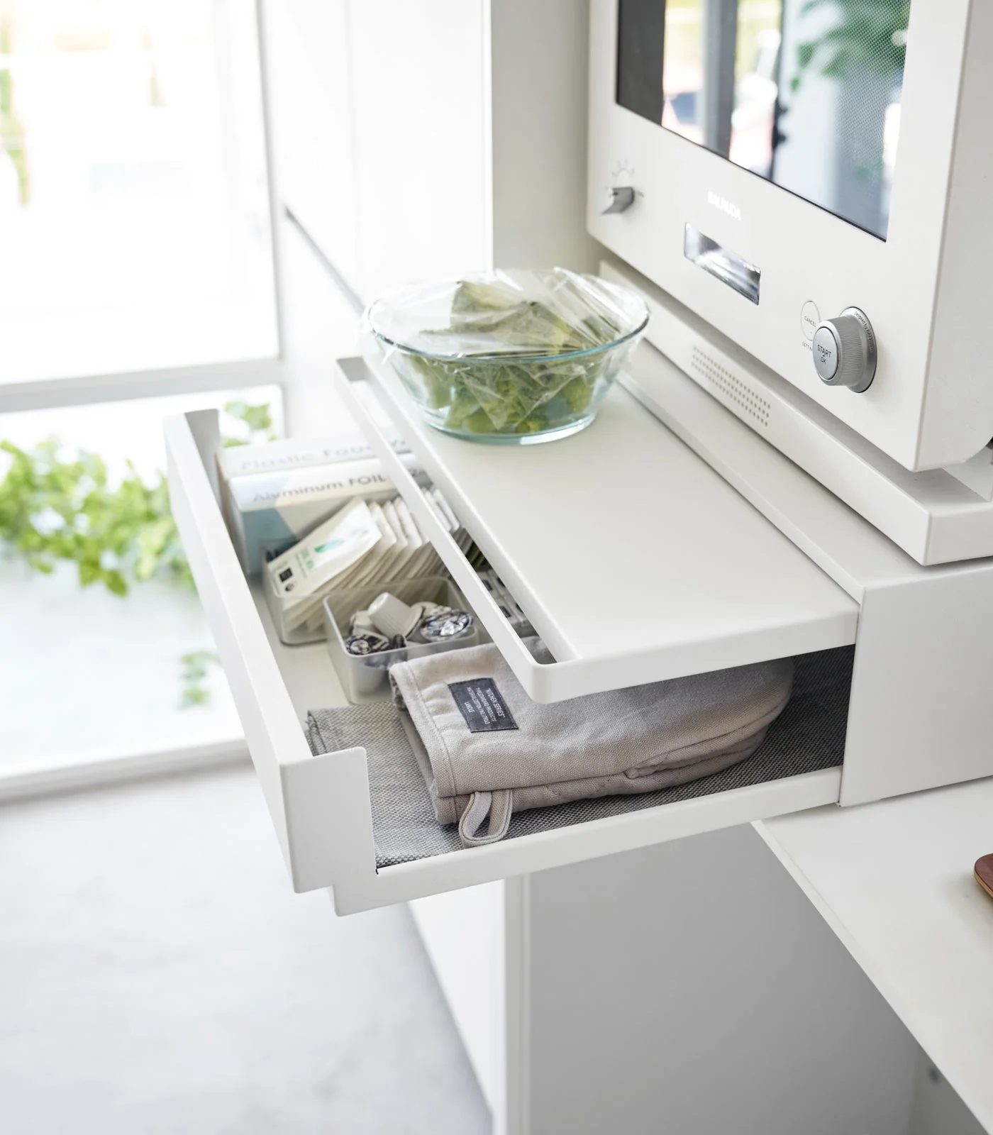 Yamazaki Home Countertop Drawer with Pull-Out Shelf - Image 7
