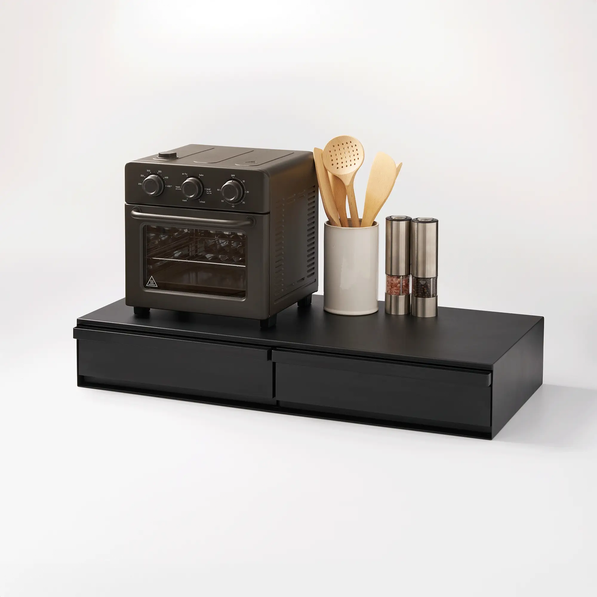 Yamazaki Home Wide Countertop Drawer with Pull-Out Shelf - Image 11