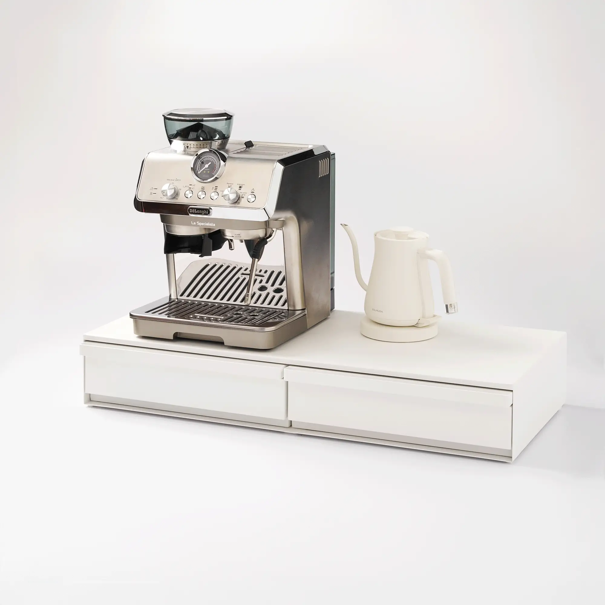 Yamazaki Home Wide Countertop Drawer with Pull-Out Shelf - Image 2