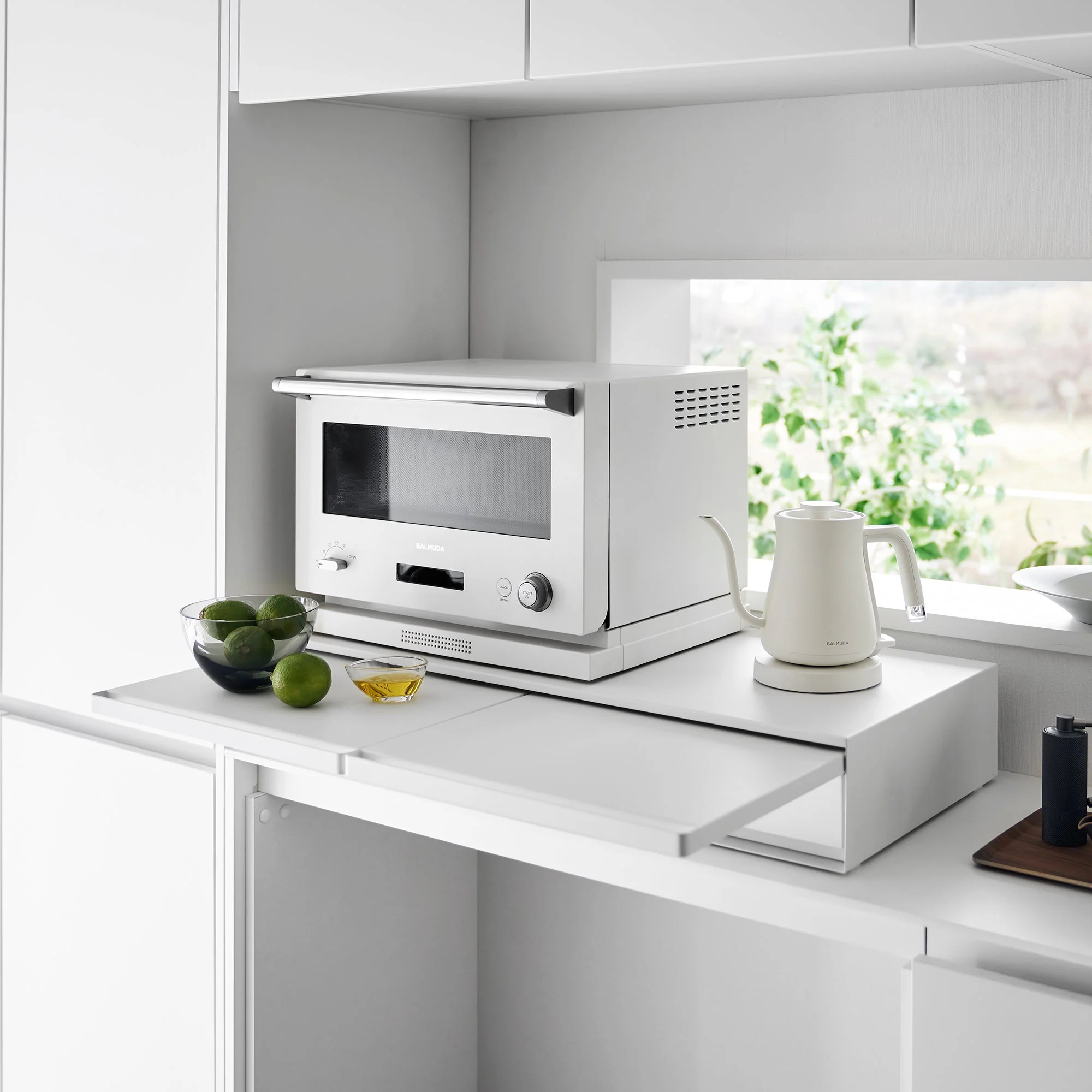 Yamazaki Home Wide Countertop Drawer with Pull-Out Shelf - Image 7