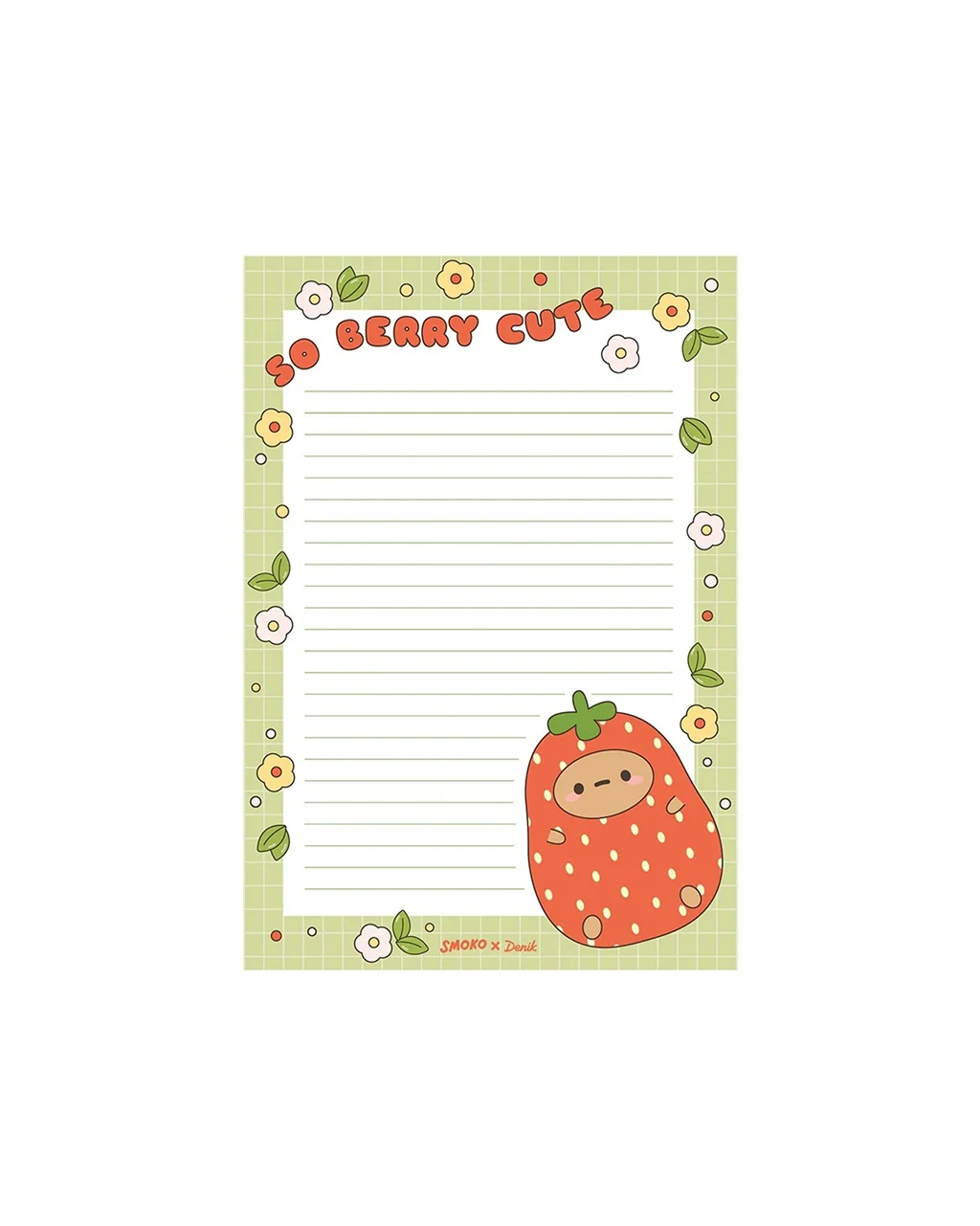 Denik x SMOKO Tear-Off Notepad