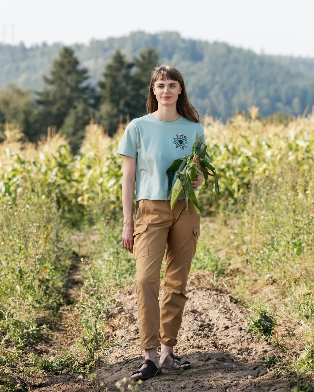 Fjallraven Fjällblomster Logo T-shirt - Women's - Image 3
