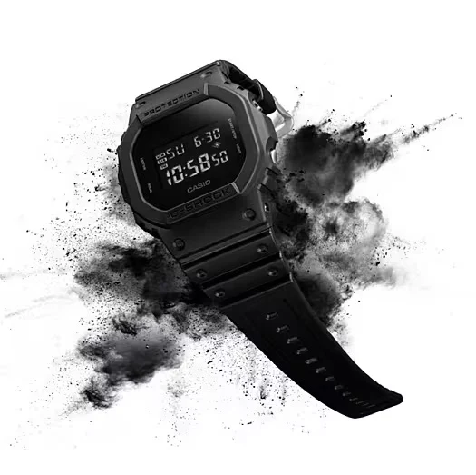 G-Shock Digital Watch - DW-5600BB-1 - Black - Image 4