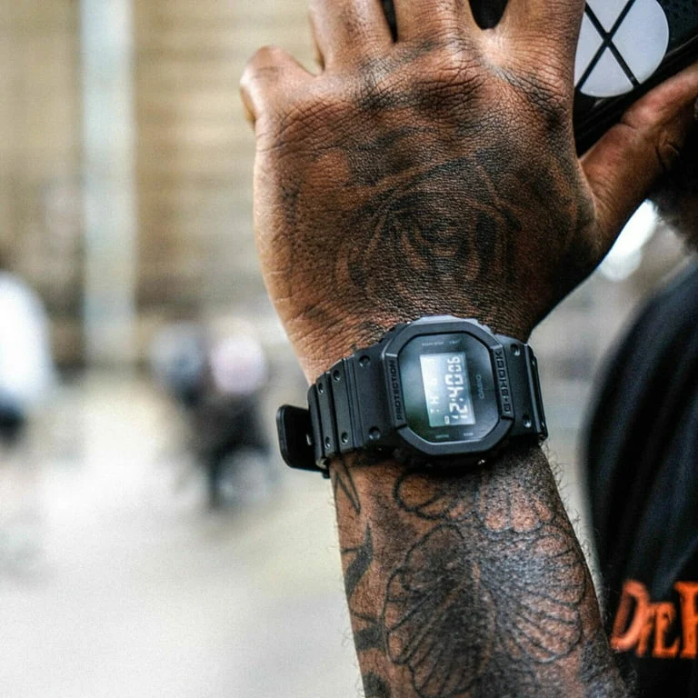 G-Shock Digital Watch - DW-5600BB-1 - Black - Image 5
