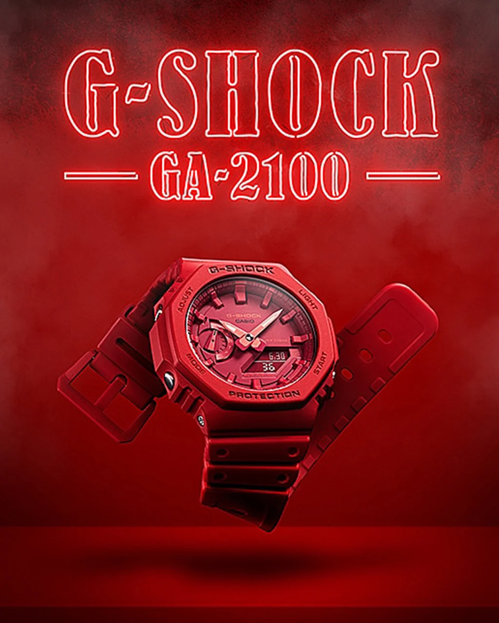 G-Shock GA-2100-4A Analog Digital Watch - Image 3