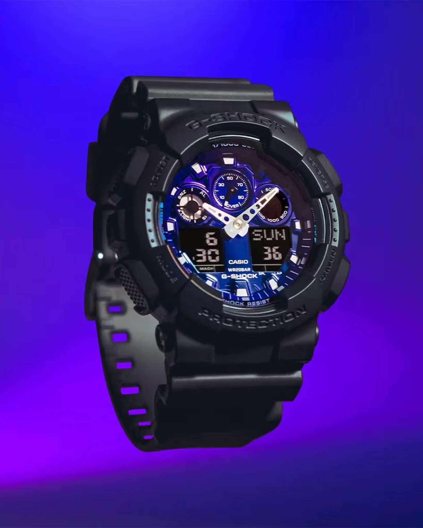 G-Shock GA100FL-1A Analog Digital Watch - Image 11