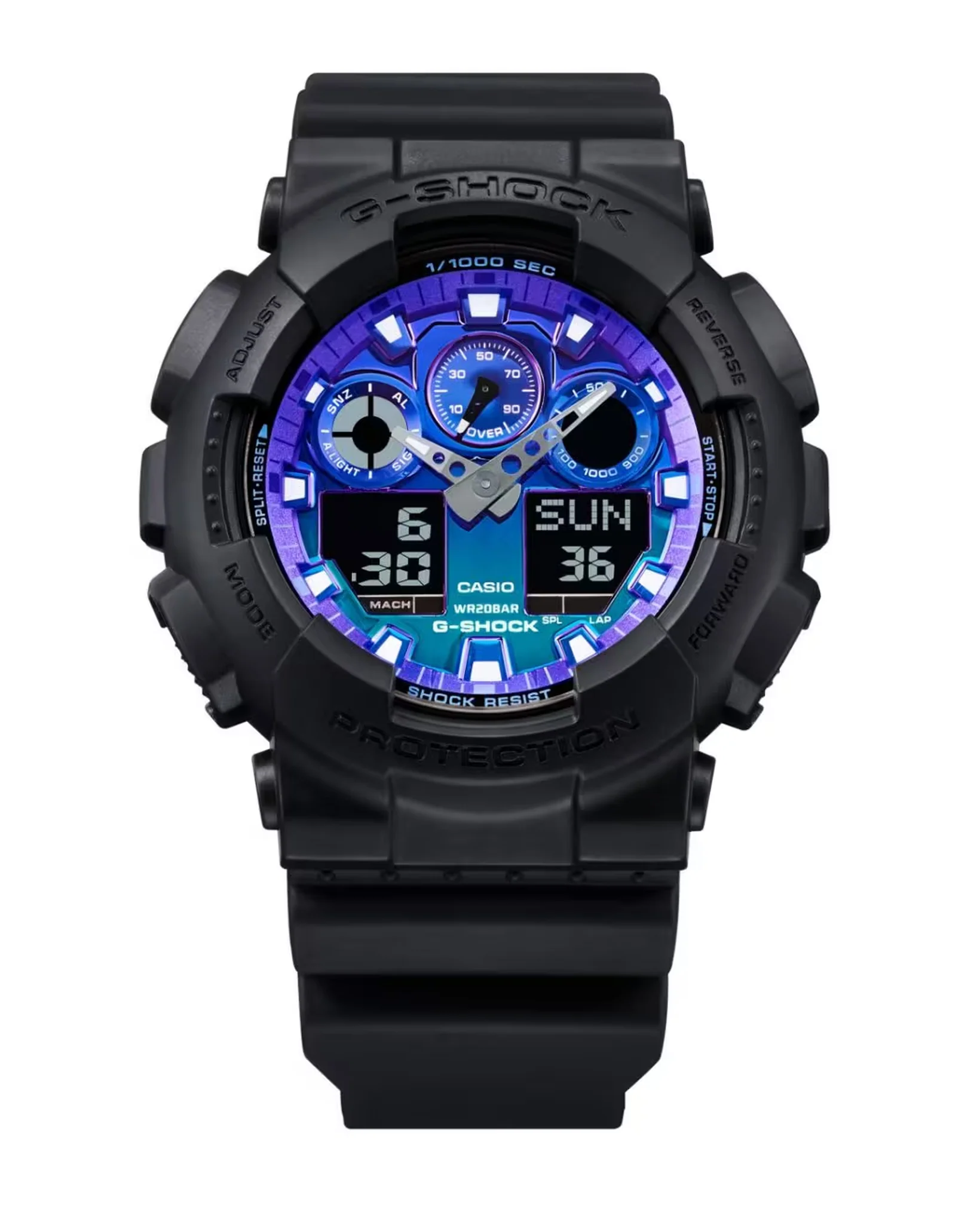 G-Shock GA100FL-1A Analog Digital Watch - Image 4