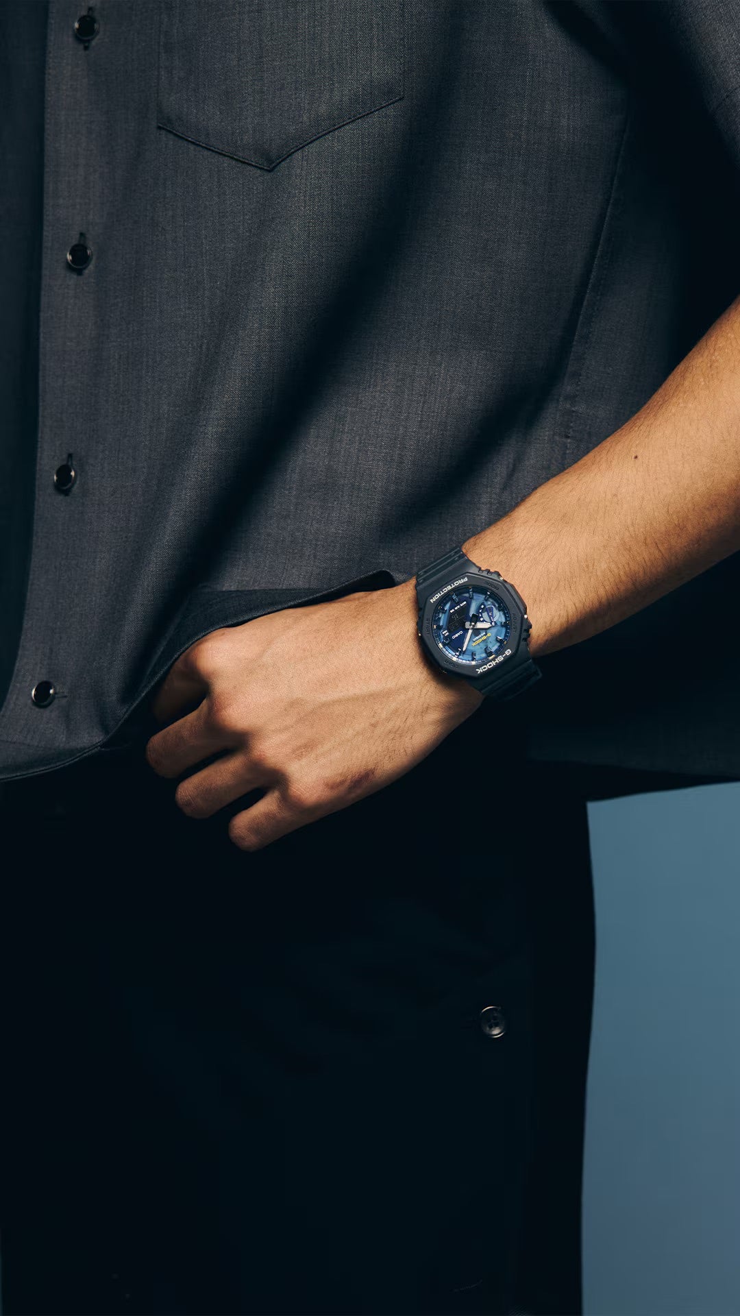 G-Shock GA2100AS-2A Analog Digital Watch - Image 2