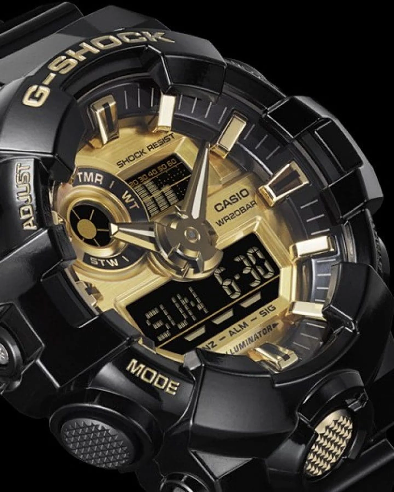 G-Shock GA710GB-1ACR Mens Gold Watch - Image 2