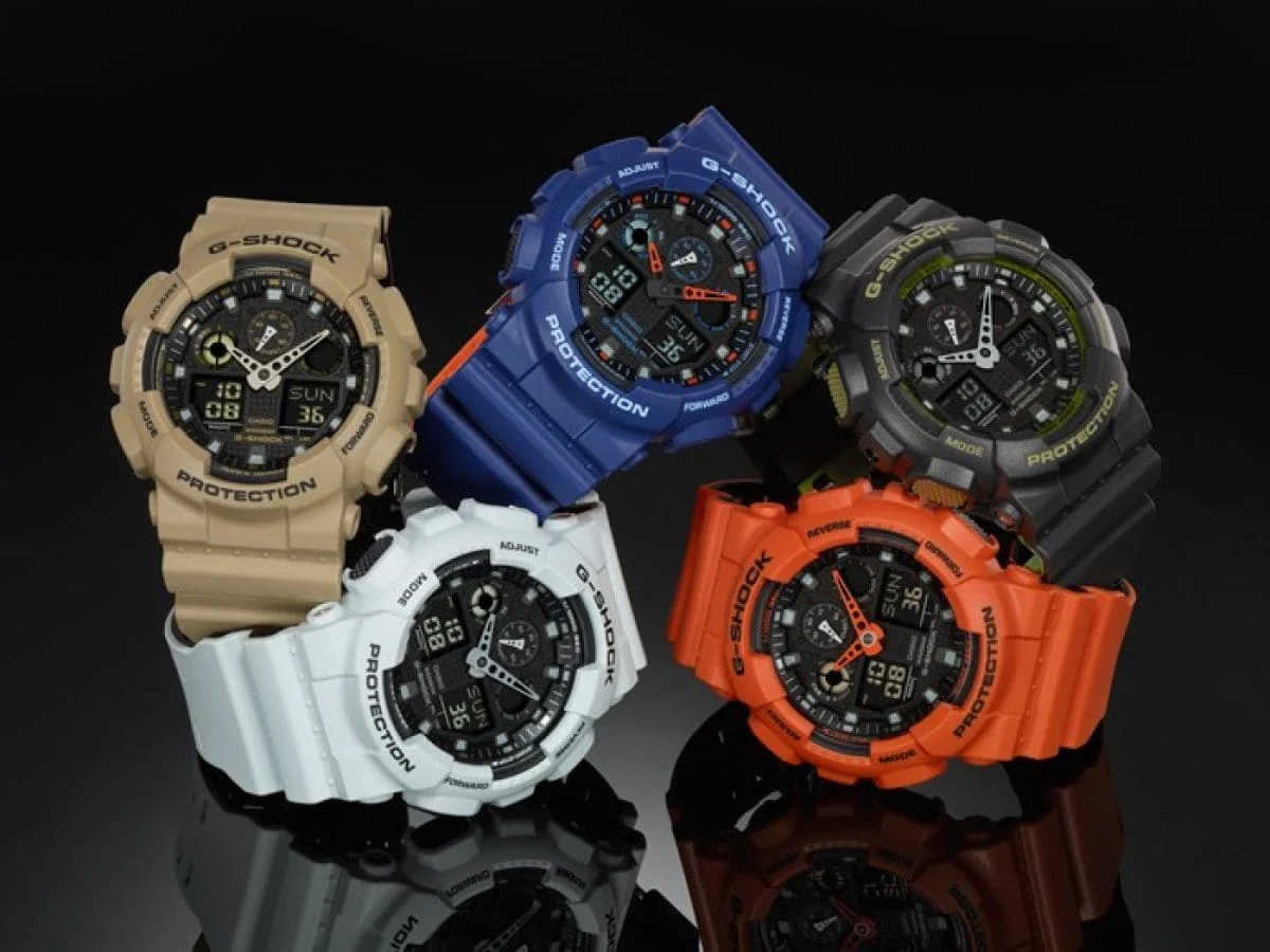 G-Shock GA100L-8A Analog-Digital Watch - Image 2