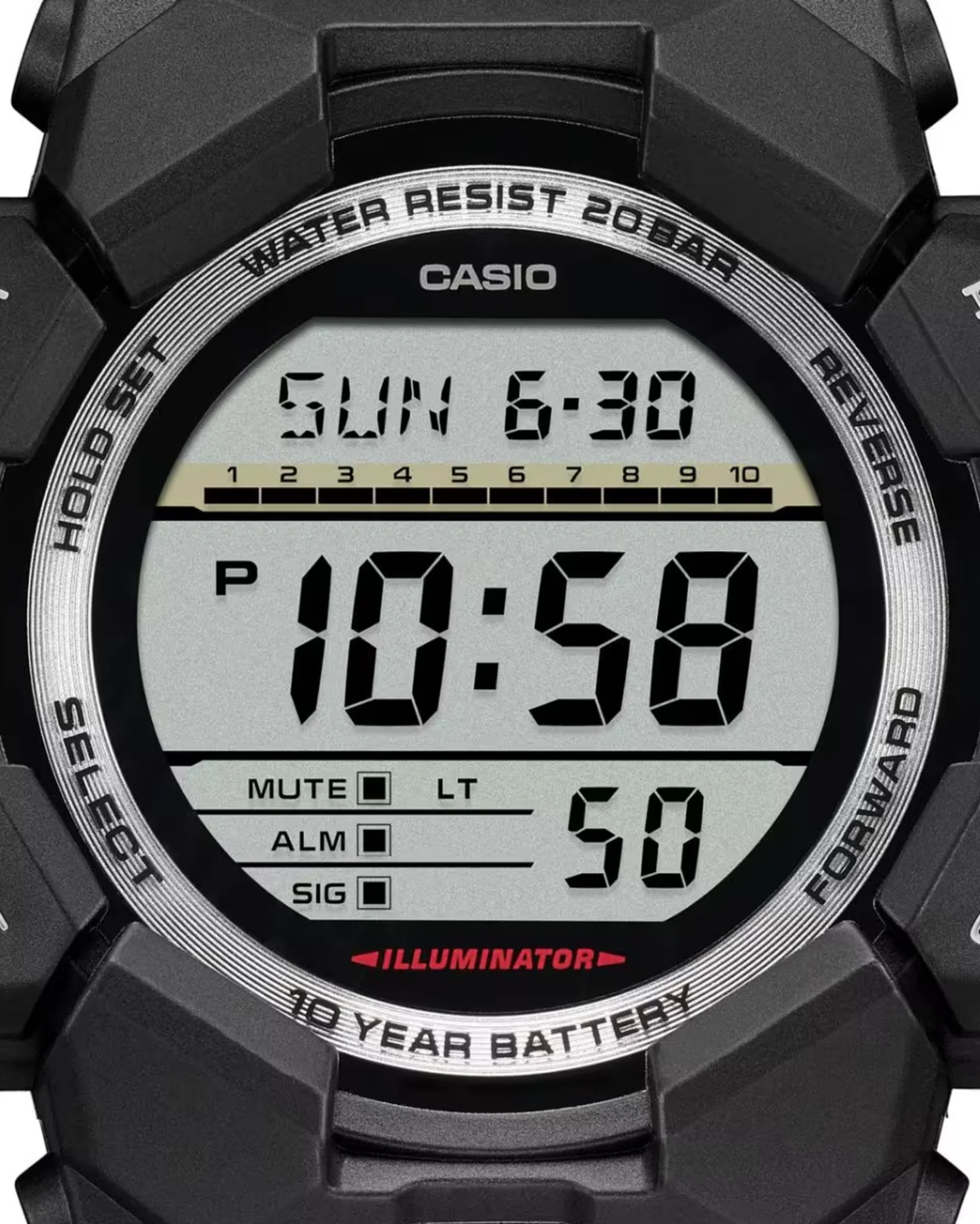G-Shock GD010-1A1 Digital Watch - Image 7